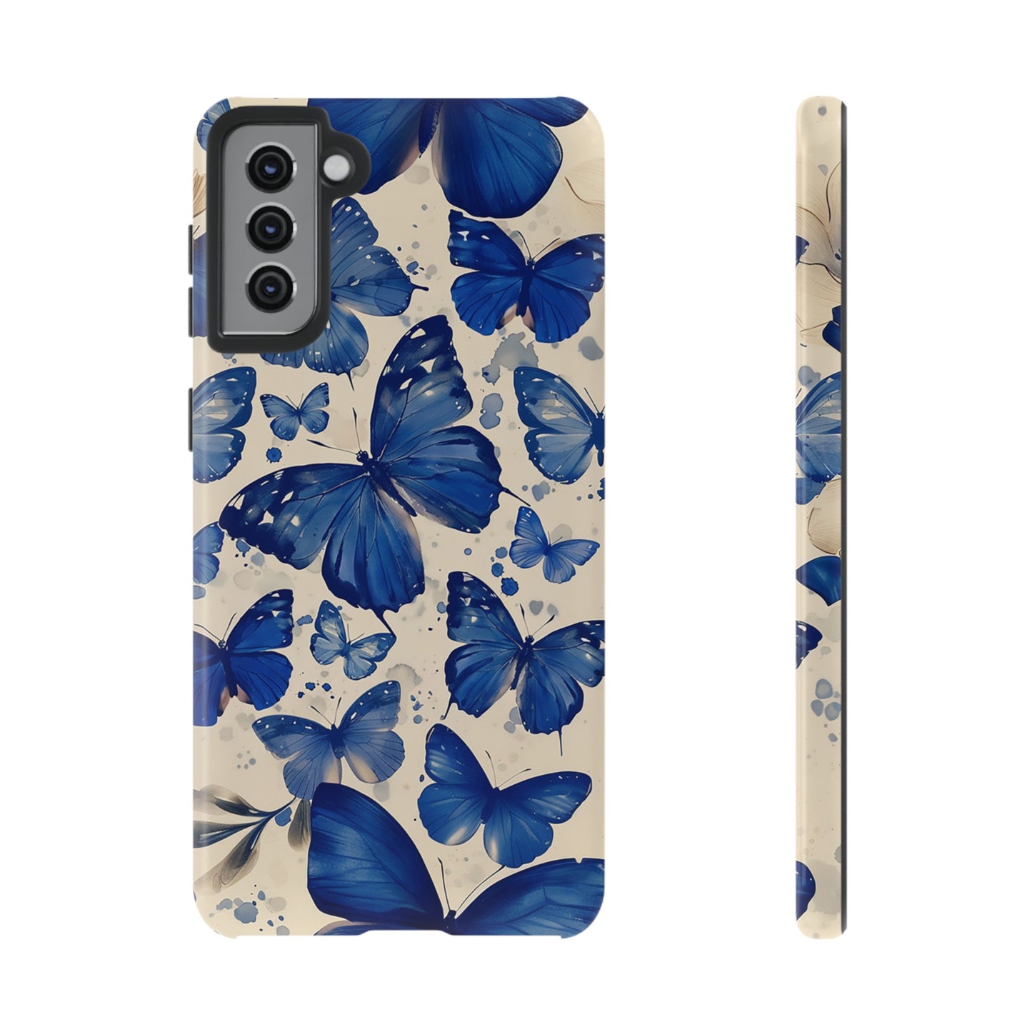 Blue Butterfly Tough Phone Case