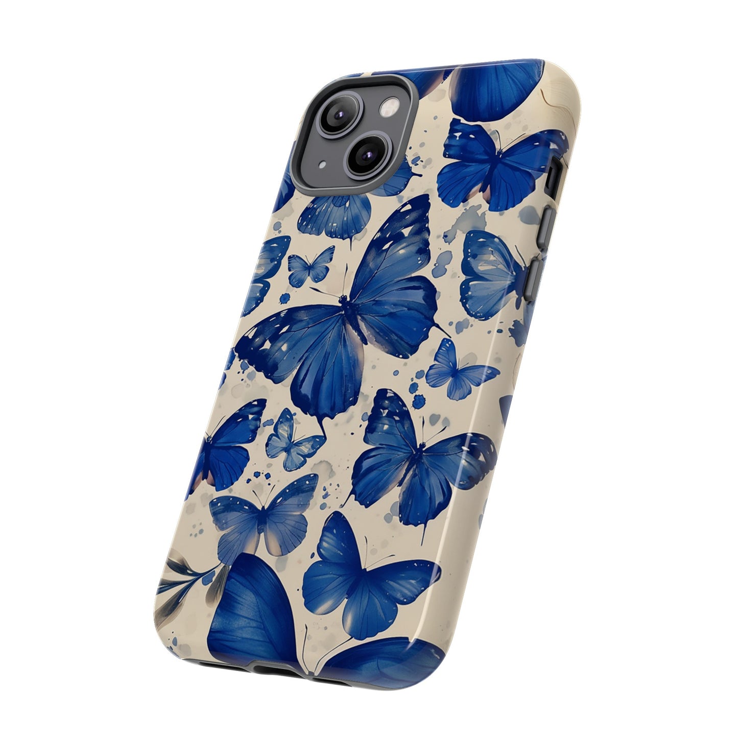 Blue Butterfly Tough Phone Case