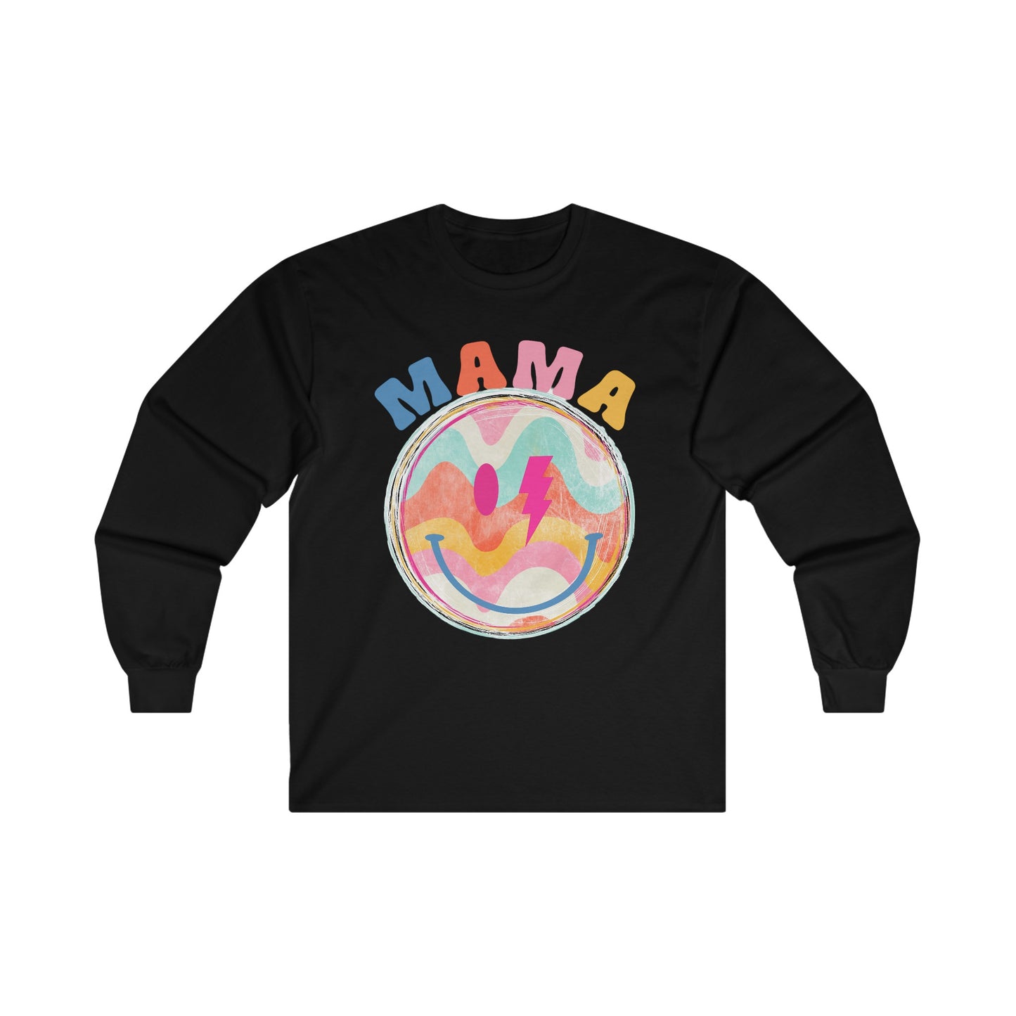 Retro 70's MAMA Unisex Long Sleeve Tee