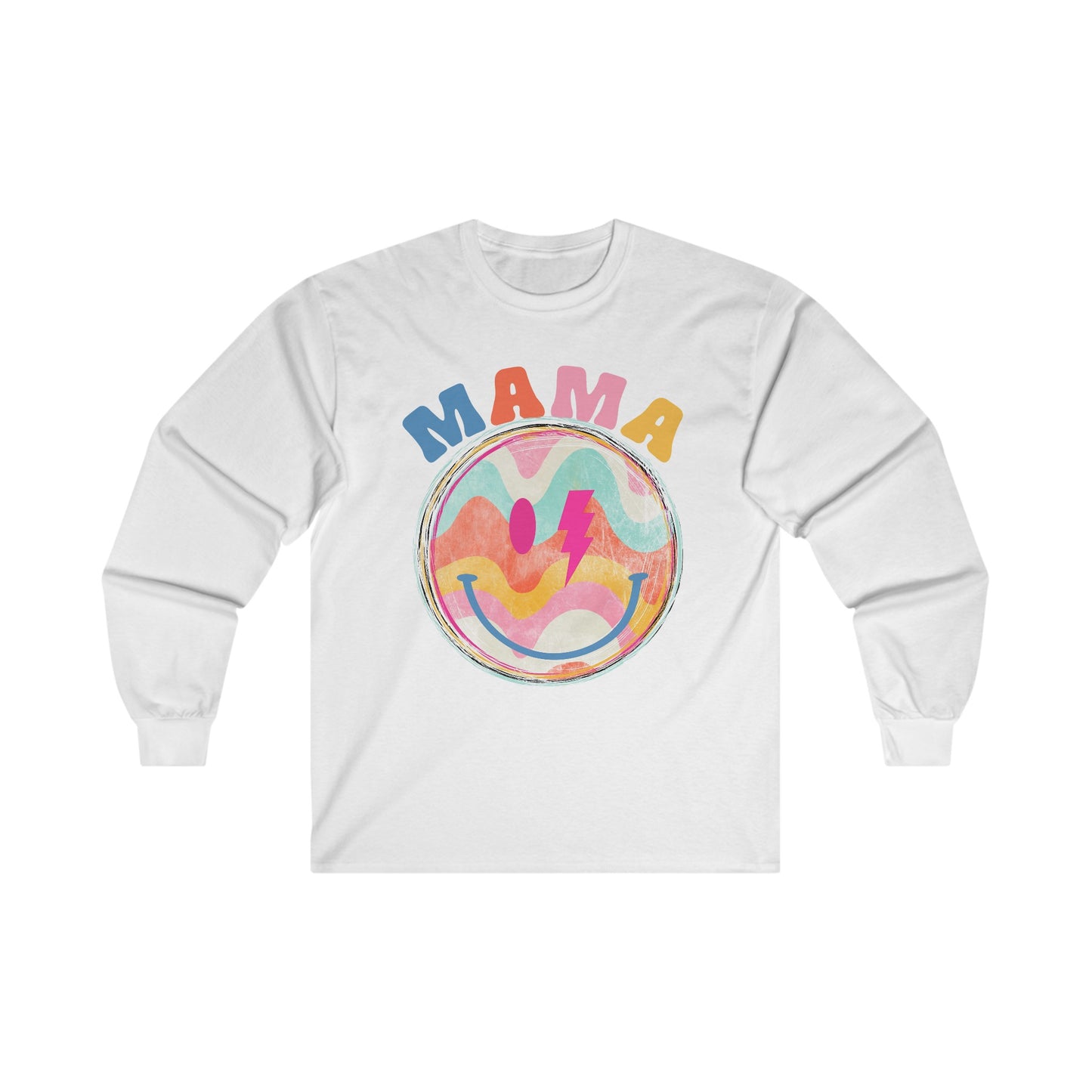 Retro 70's MAMA Unisex Long Sleeve Tee