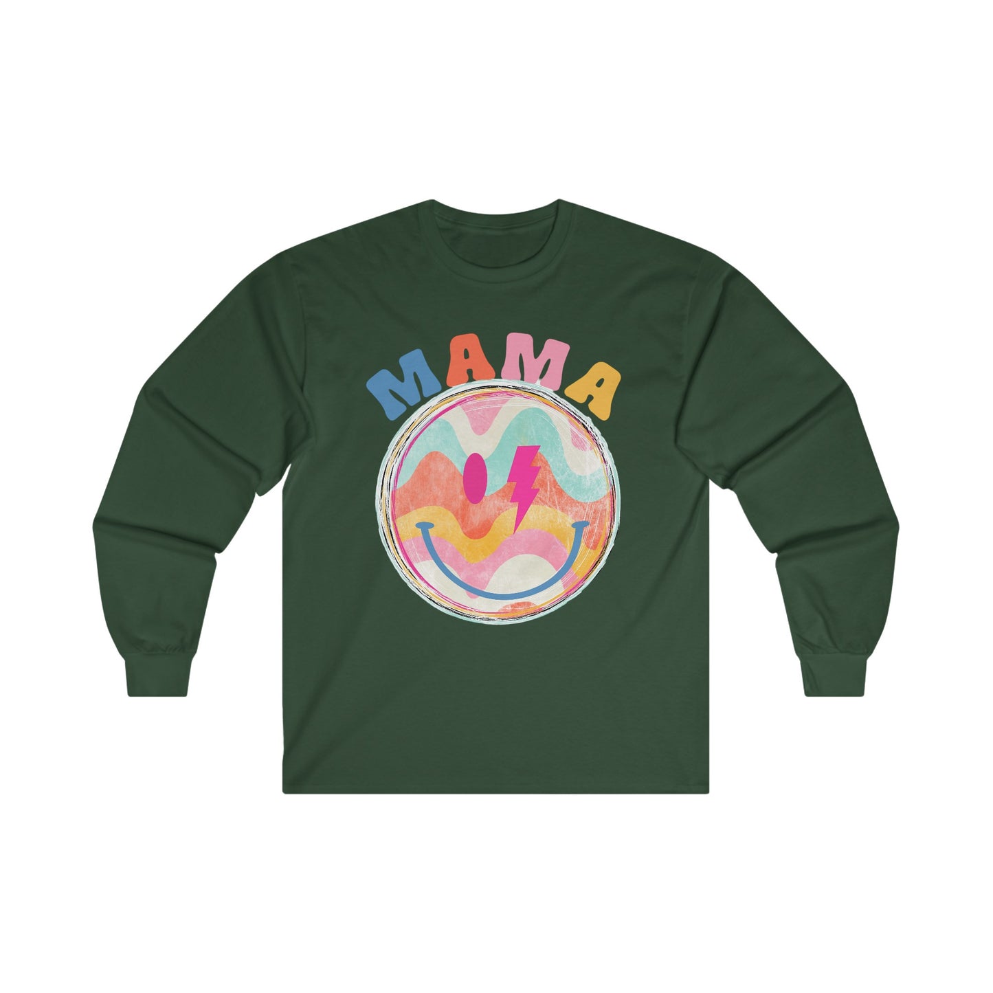 Retro 70's MAMA Unisex Long Sleeve Tee