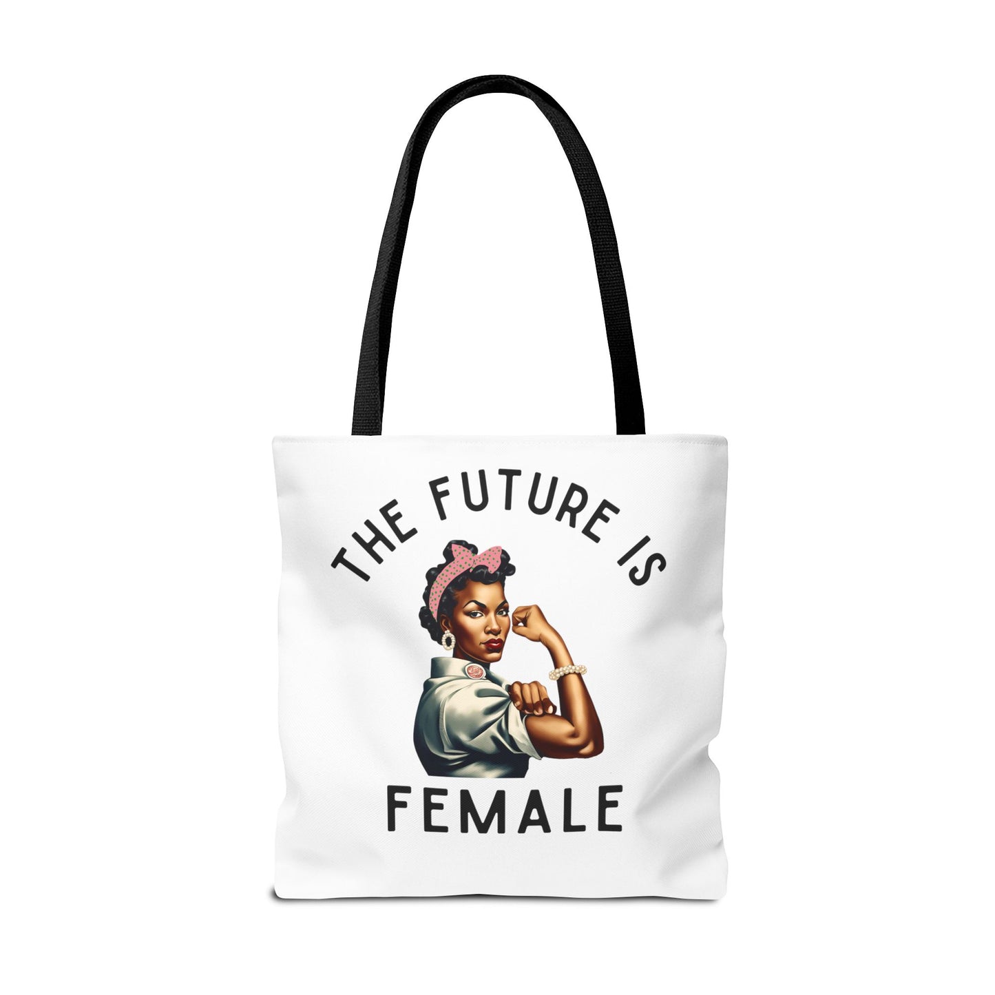 5 The Future is Female White Tote Bag