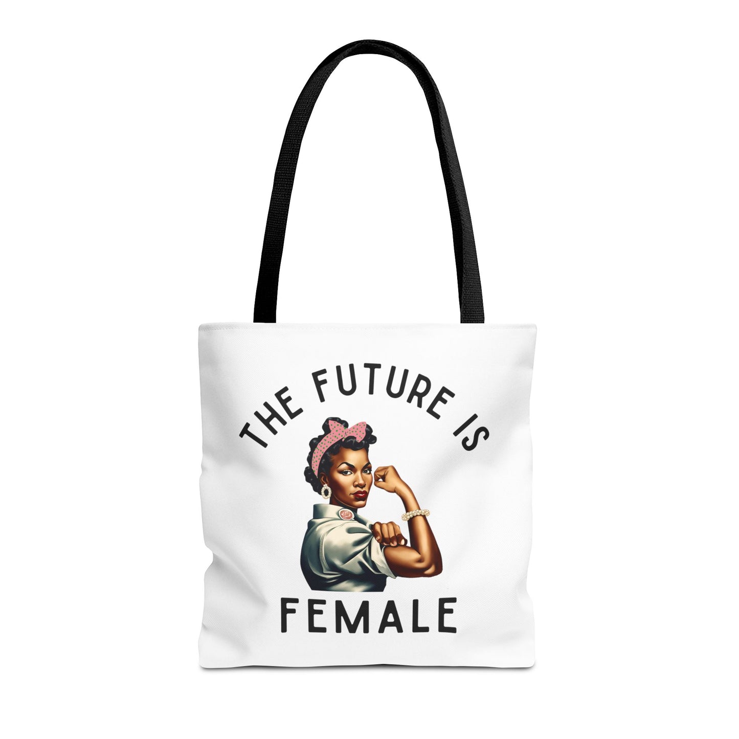 5 The Future is Female White Tote Bag