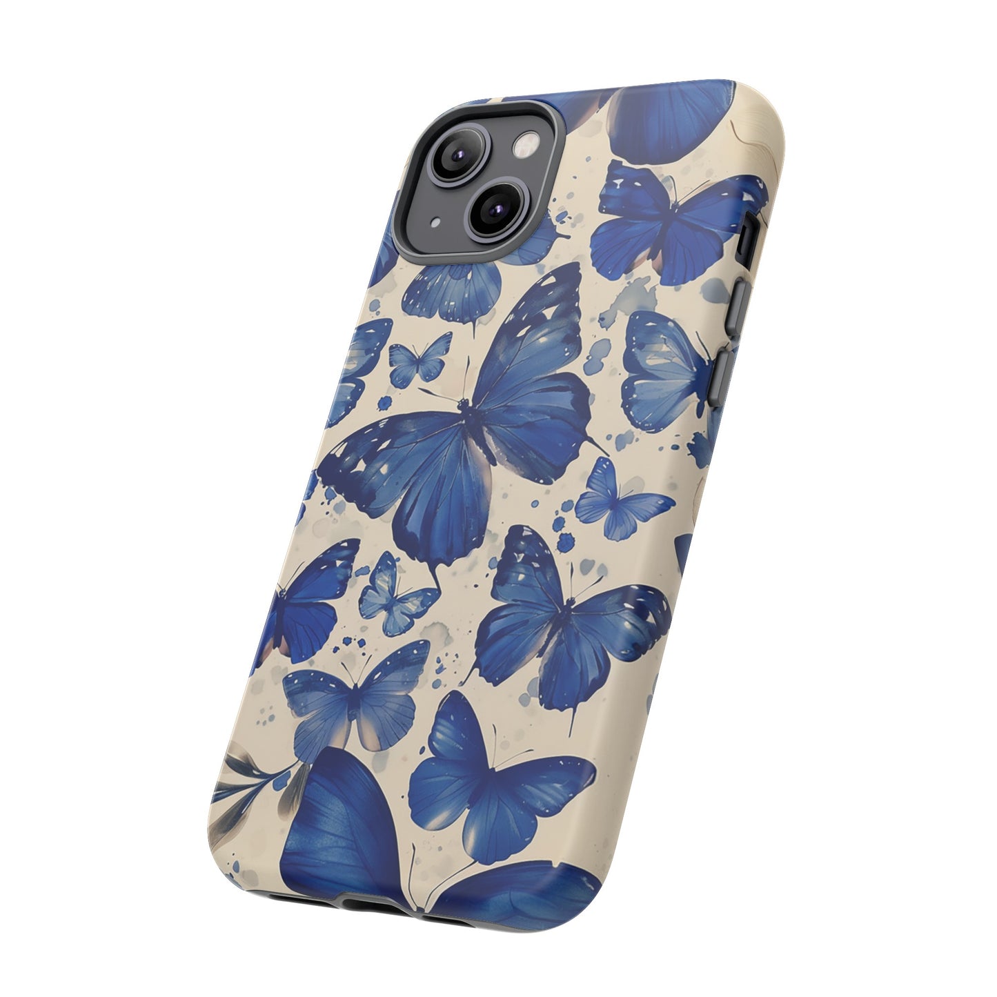 Blue Butterfly Tough Phone Case