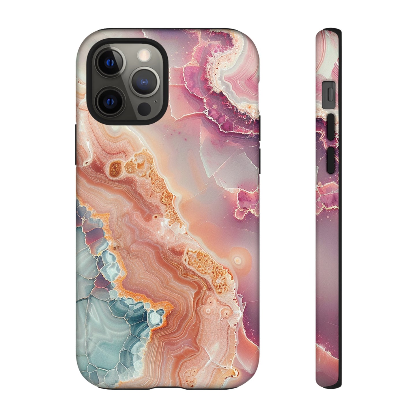 Pink Agate Tough Phone Case