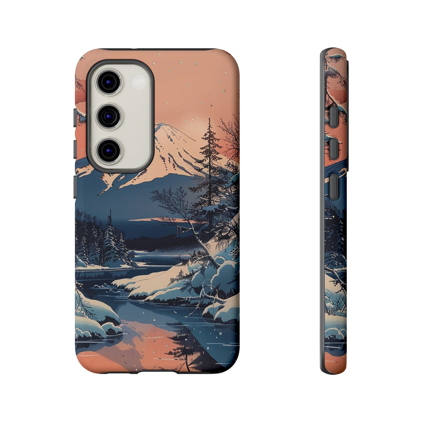 Snow Covered Mountain Tough Phone Case