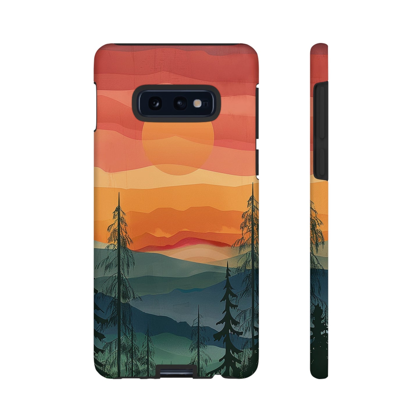 Forest Sunset Tough Phone Case