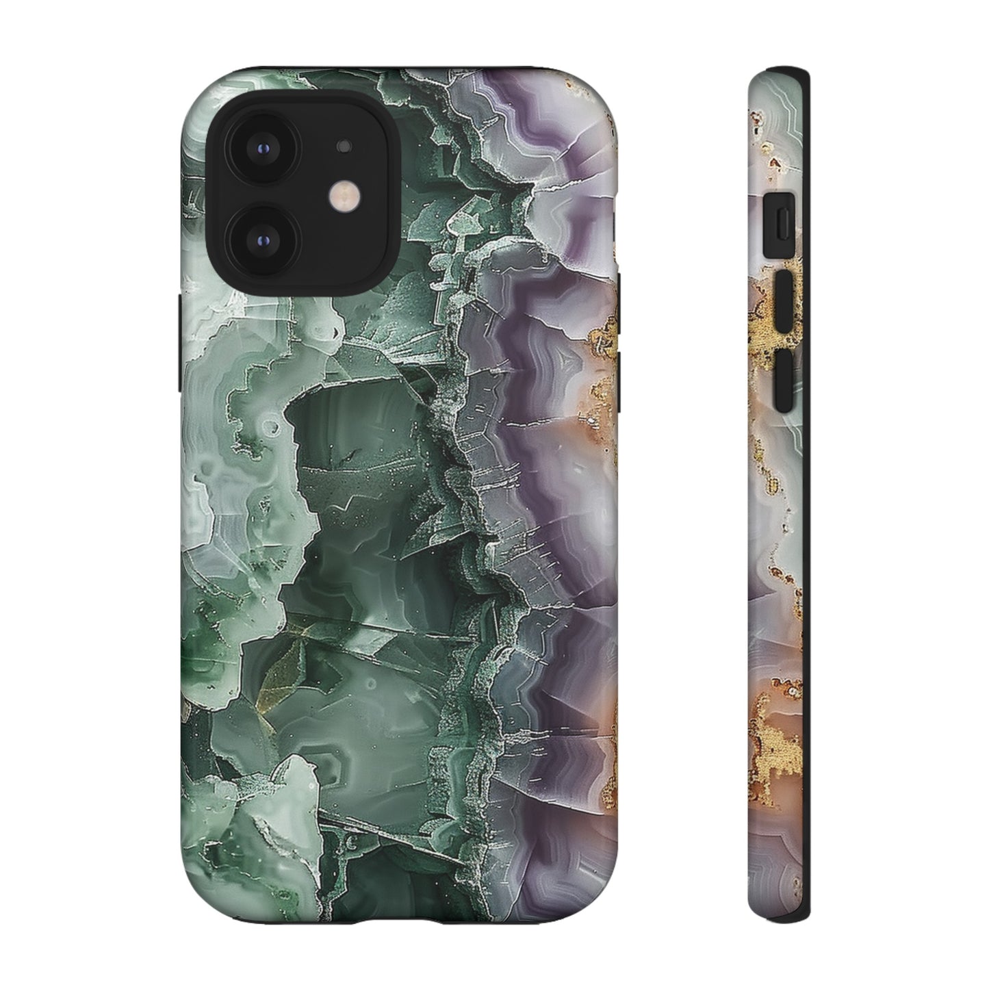 Emerald and Amethyst Tough Phone Case