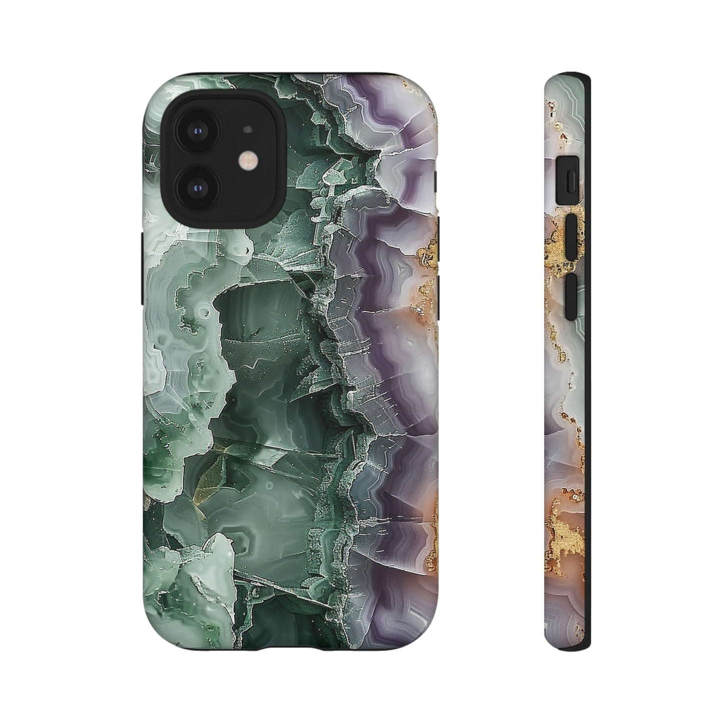 Emerald and Amethyst Tough Phone Case