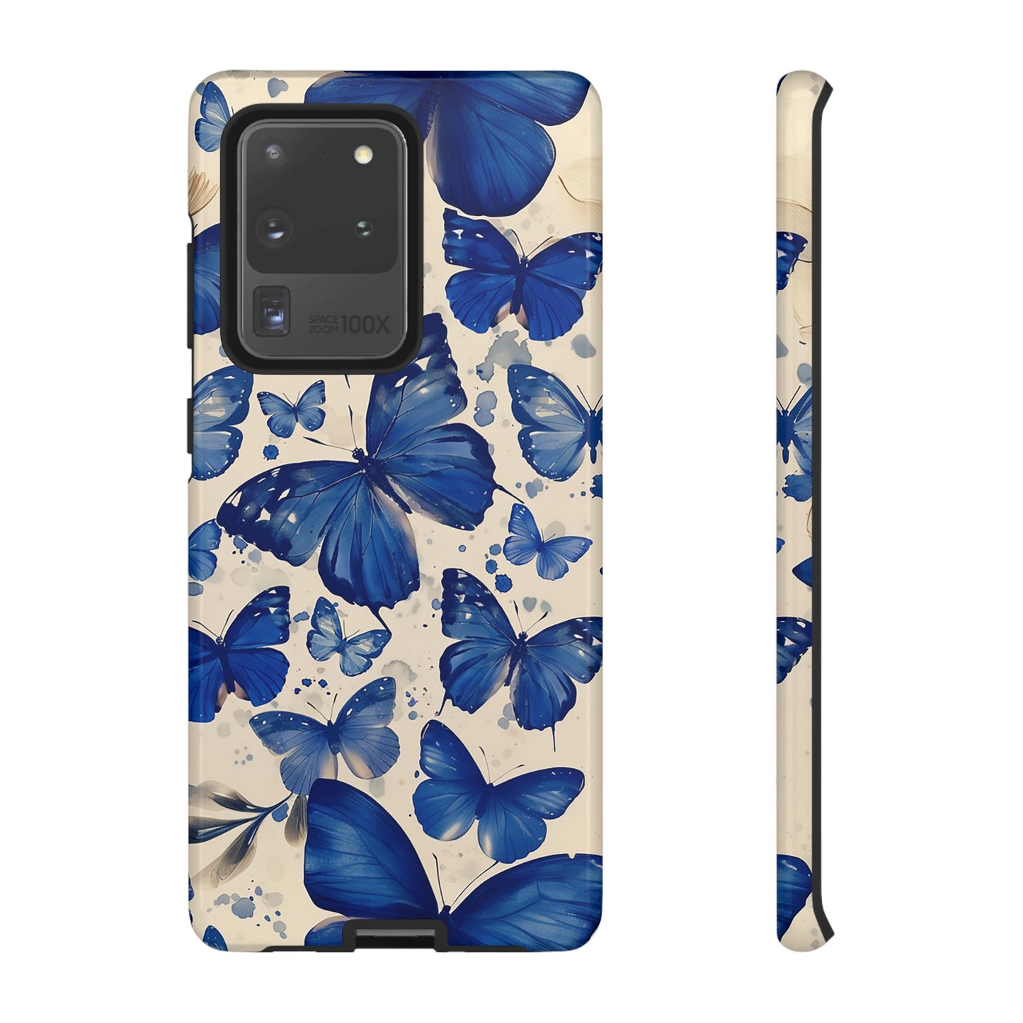 Blue Butterfly Tough Phone Case