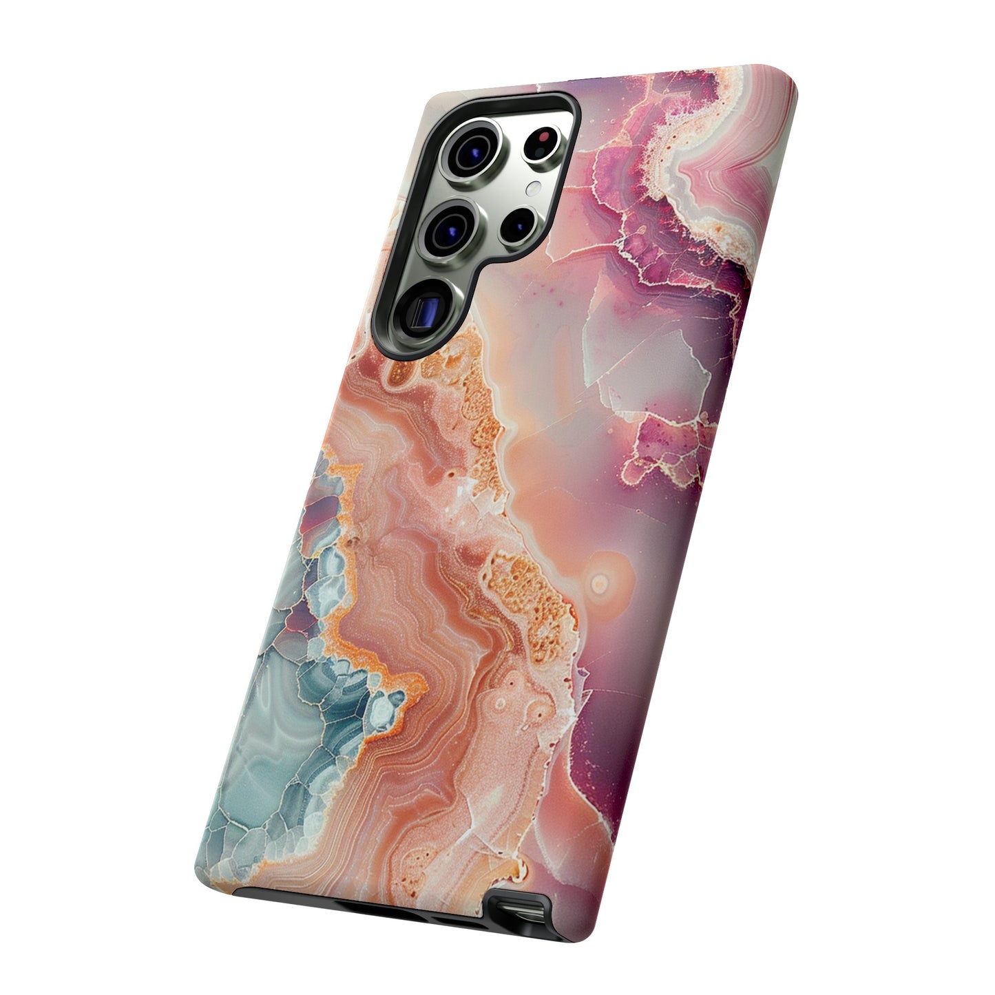 Pink Agate Tough Phone Case