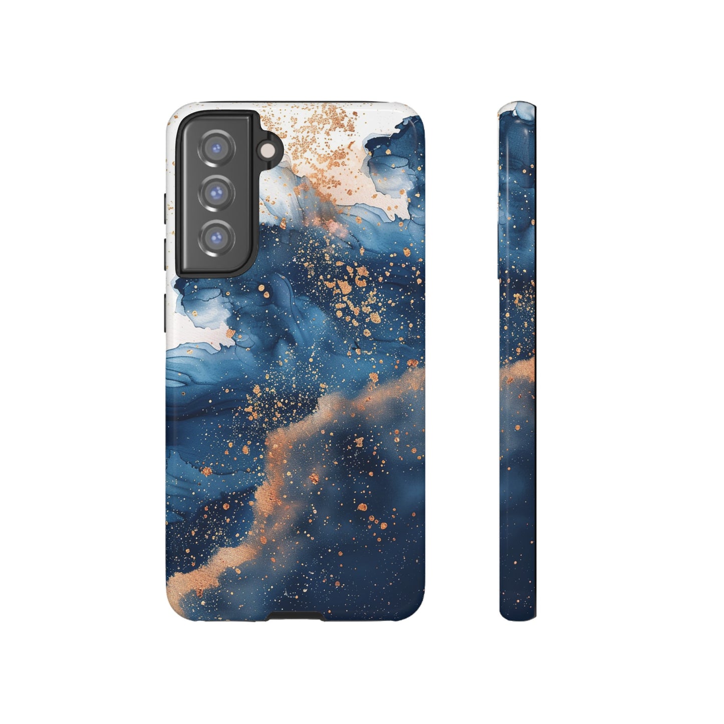 Blue Watercolors Tough Phone Case