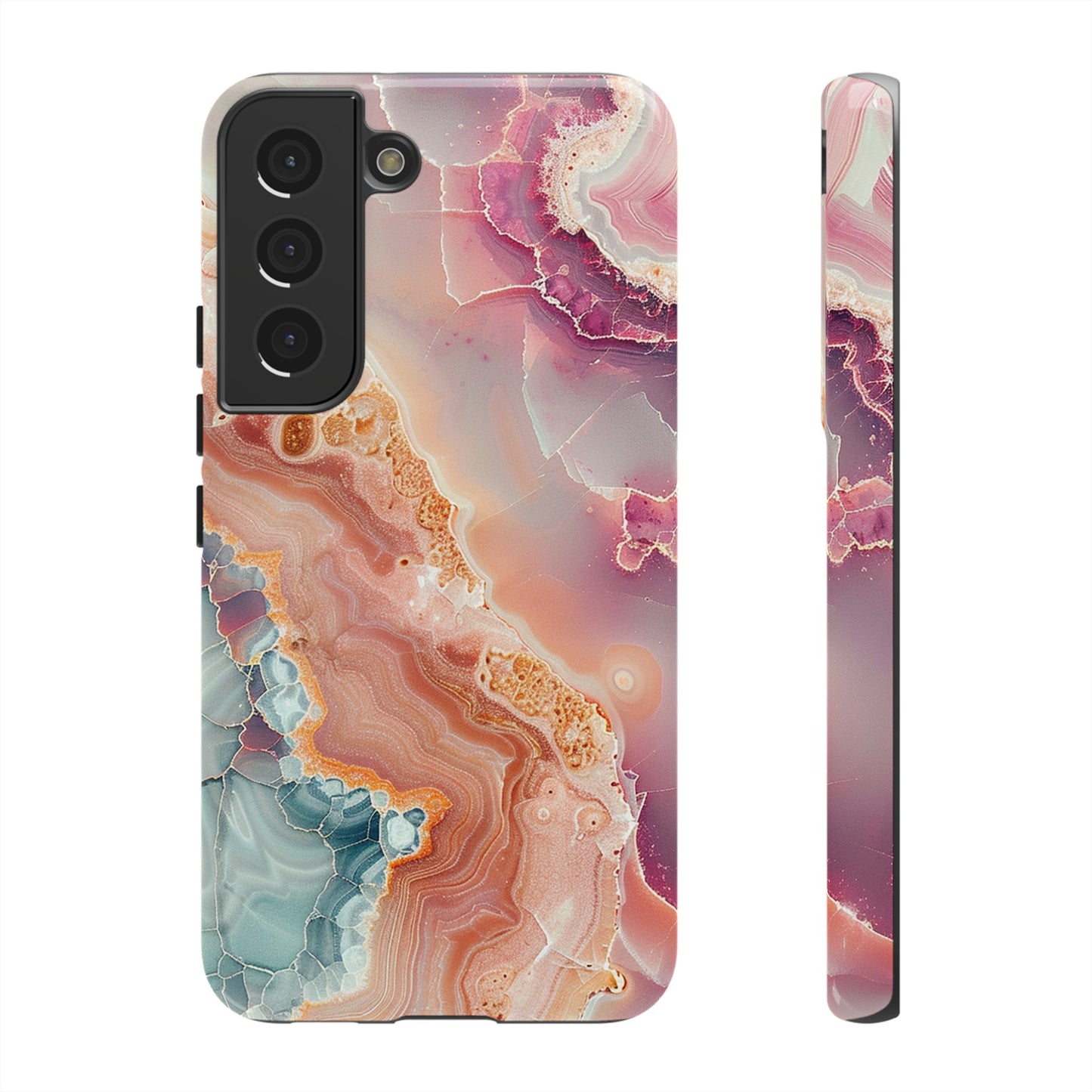 Pink Agate Tough Phone Case