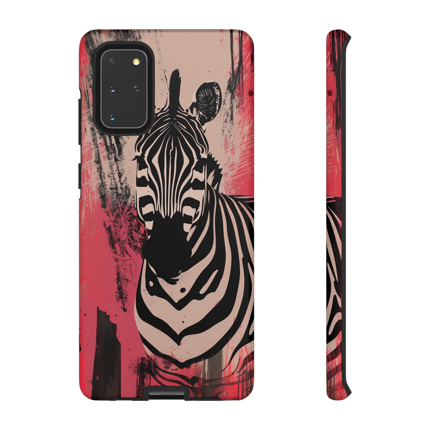 Pink Zebra Tough Phone Case