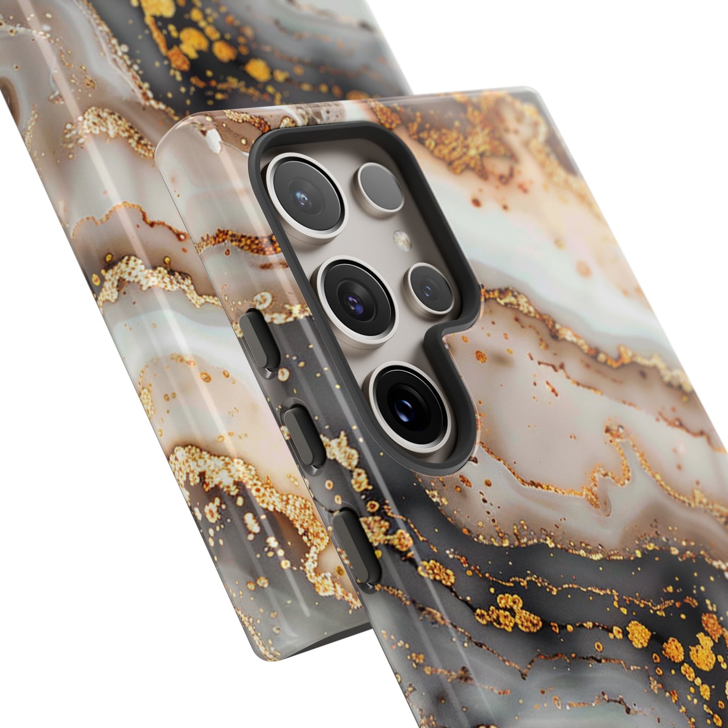 Gold Agate Tough Phone Case