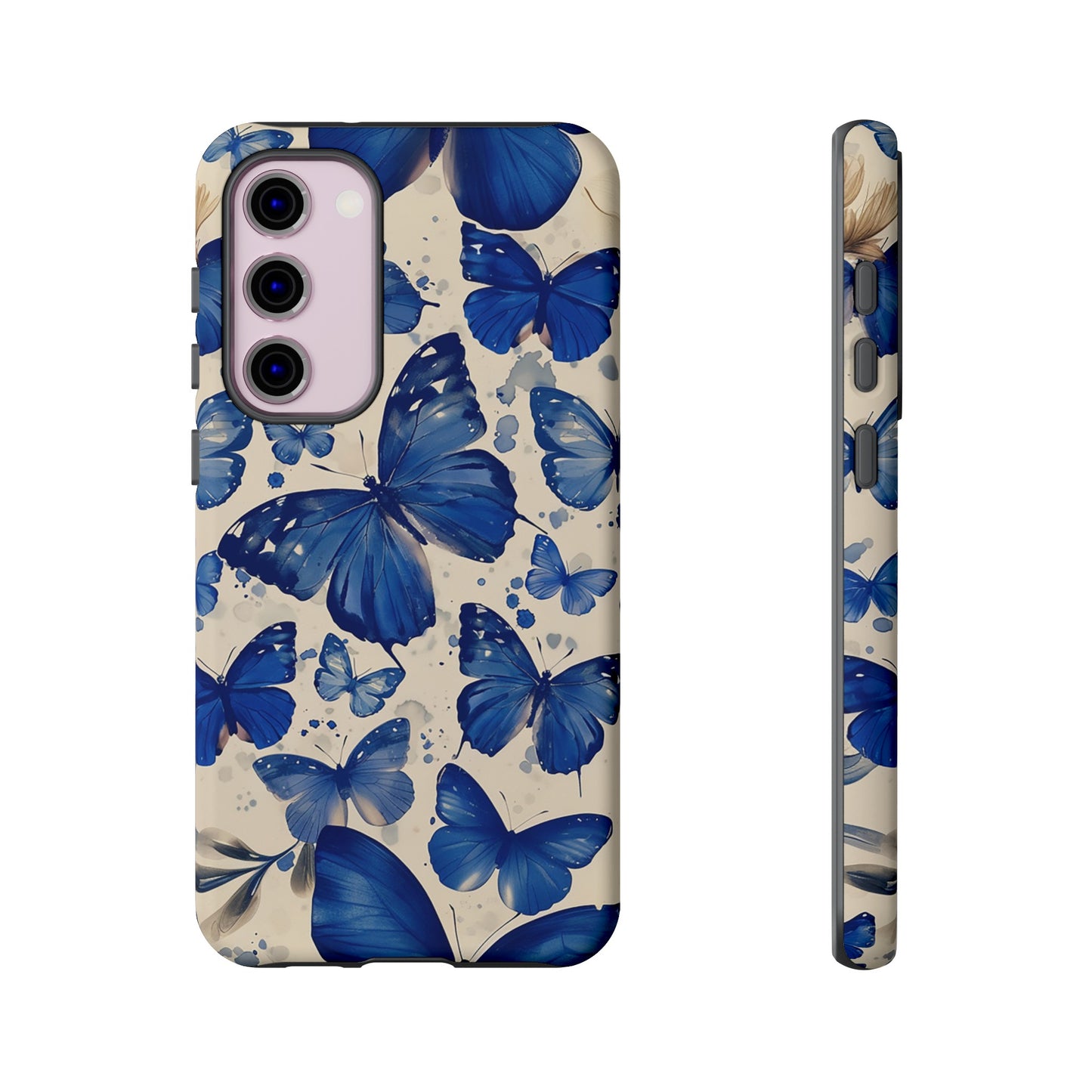 Blue Butterfly Tough Phone Case