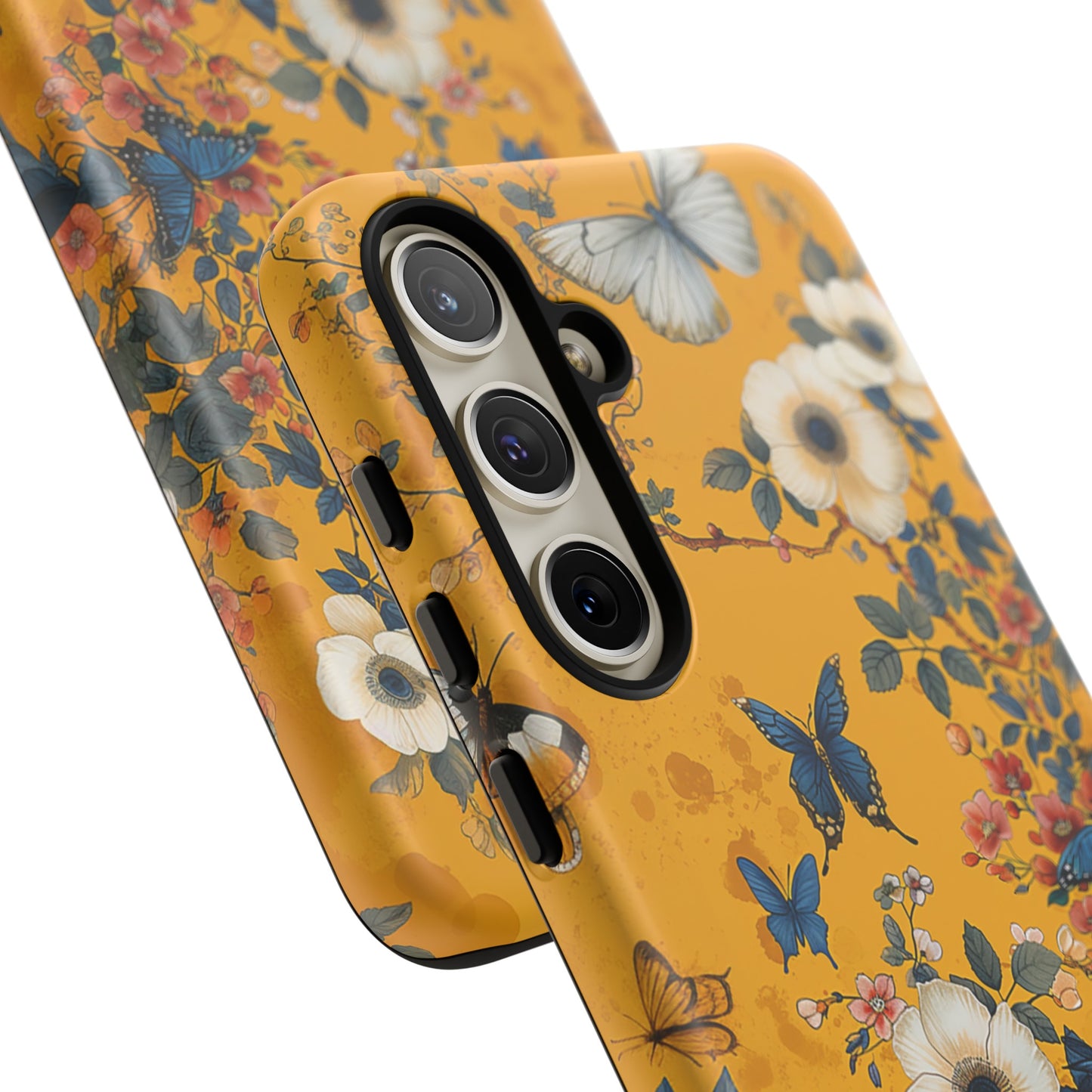 Yellow Floral Tough Phone Case