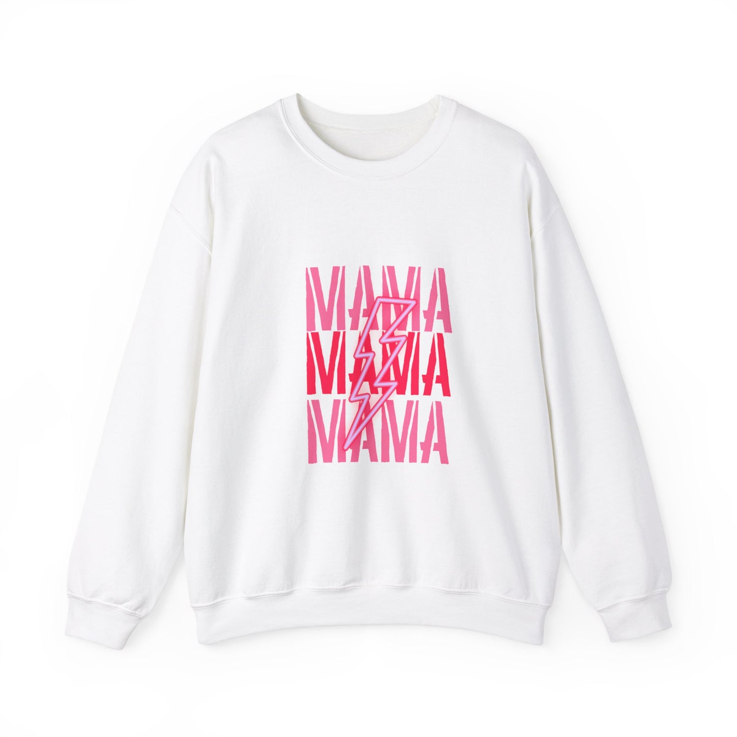 MAMA Lighting Bolt Unisex Heavy Blend™ Crewneck Sweatshirt