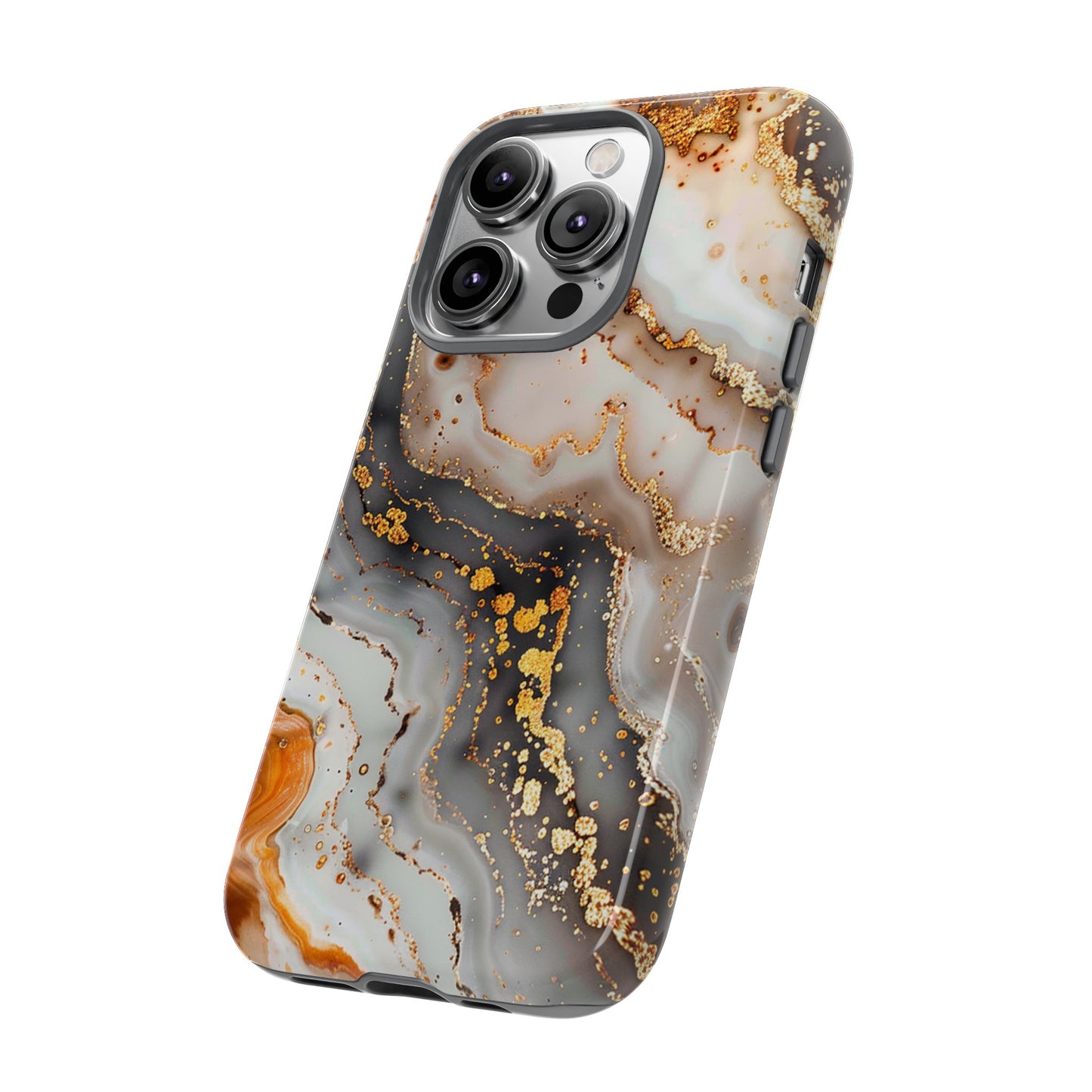 Gold Agate Tough Phone Case