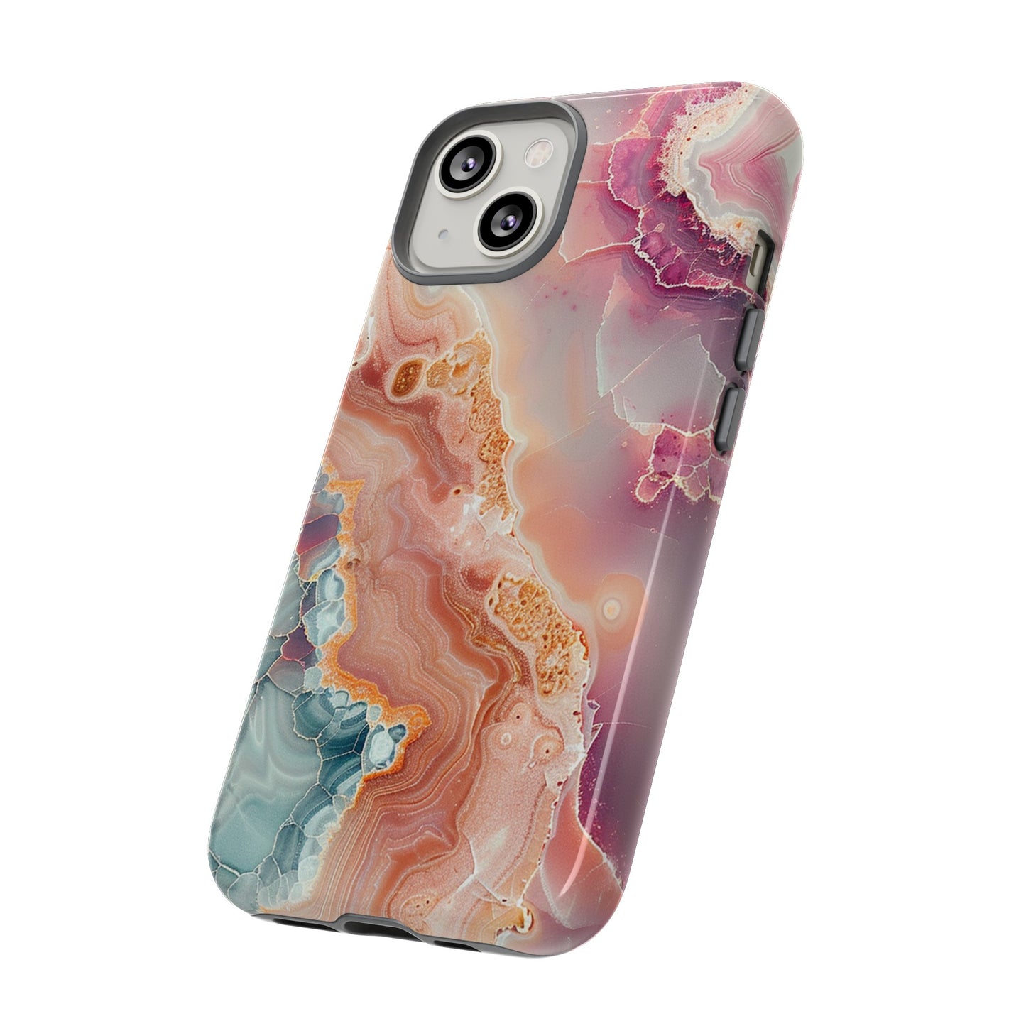 Pink Agate Tough Phone Case