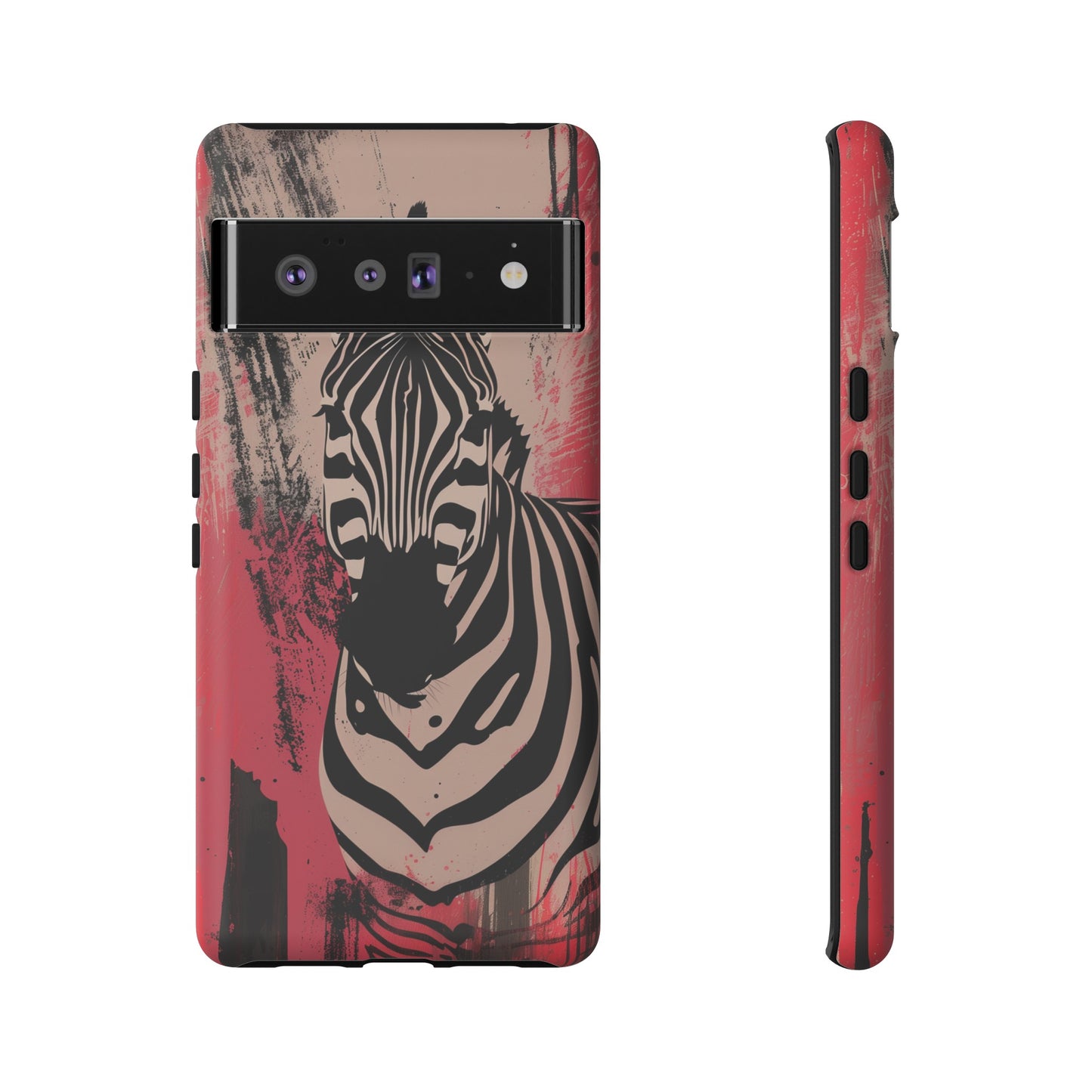 Pink Zebra Tough Phone Case