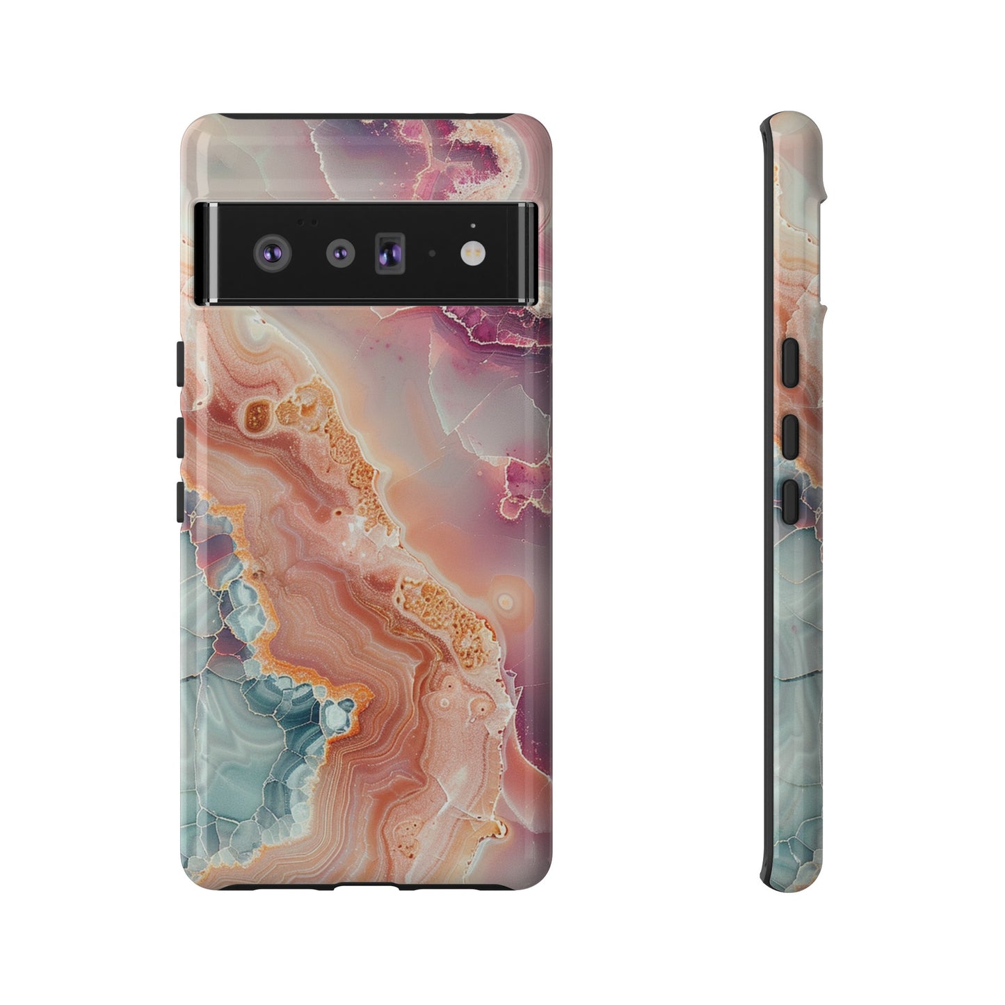 Pink Agate Tough Phone Case