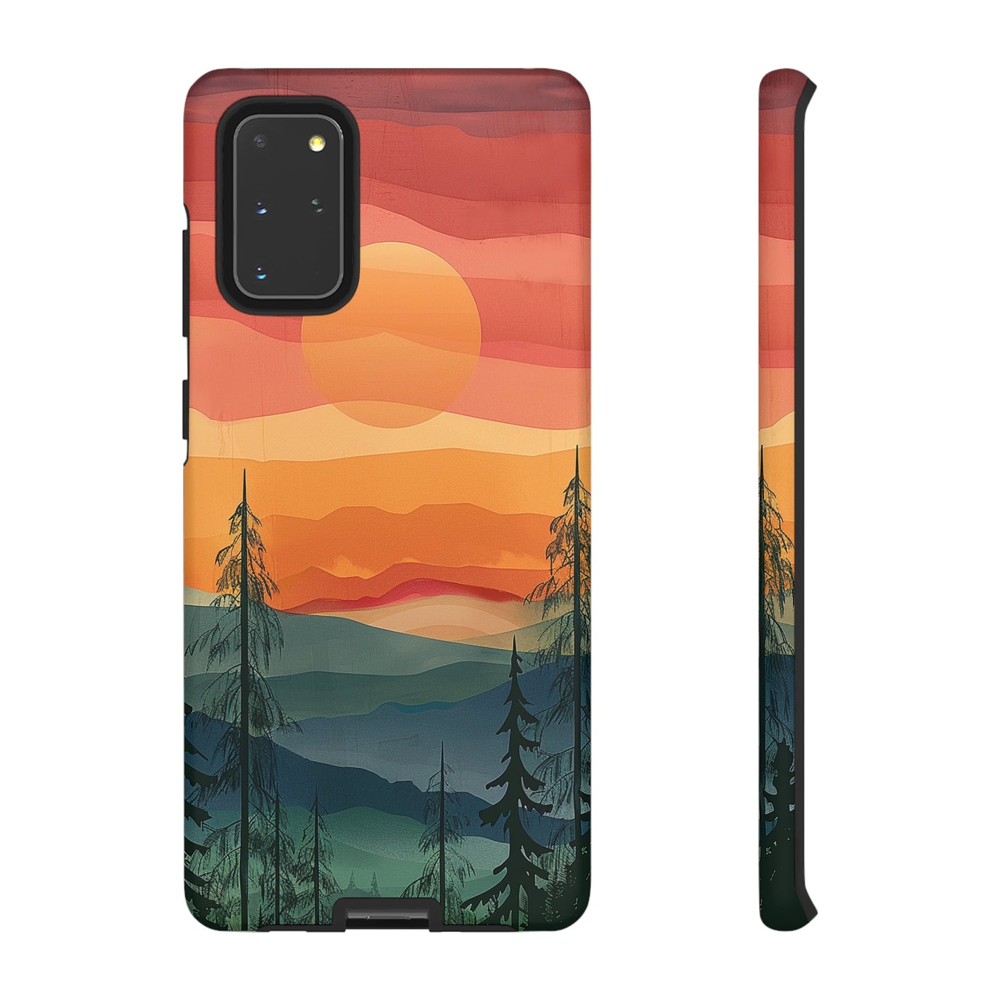 Forest Sunset Tough Phone Case