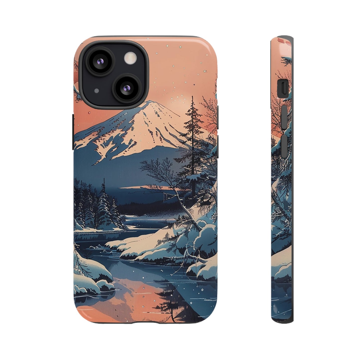 Snow Covered Mountain Tough Phone Case