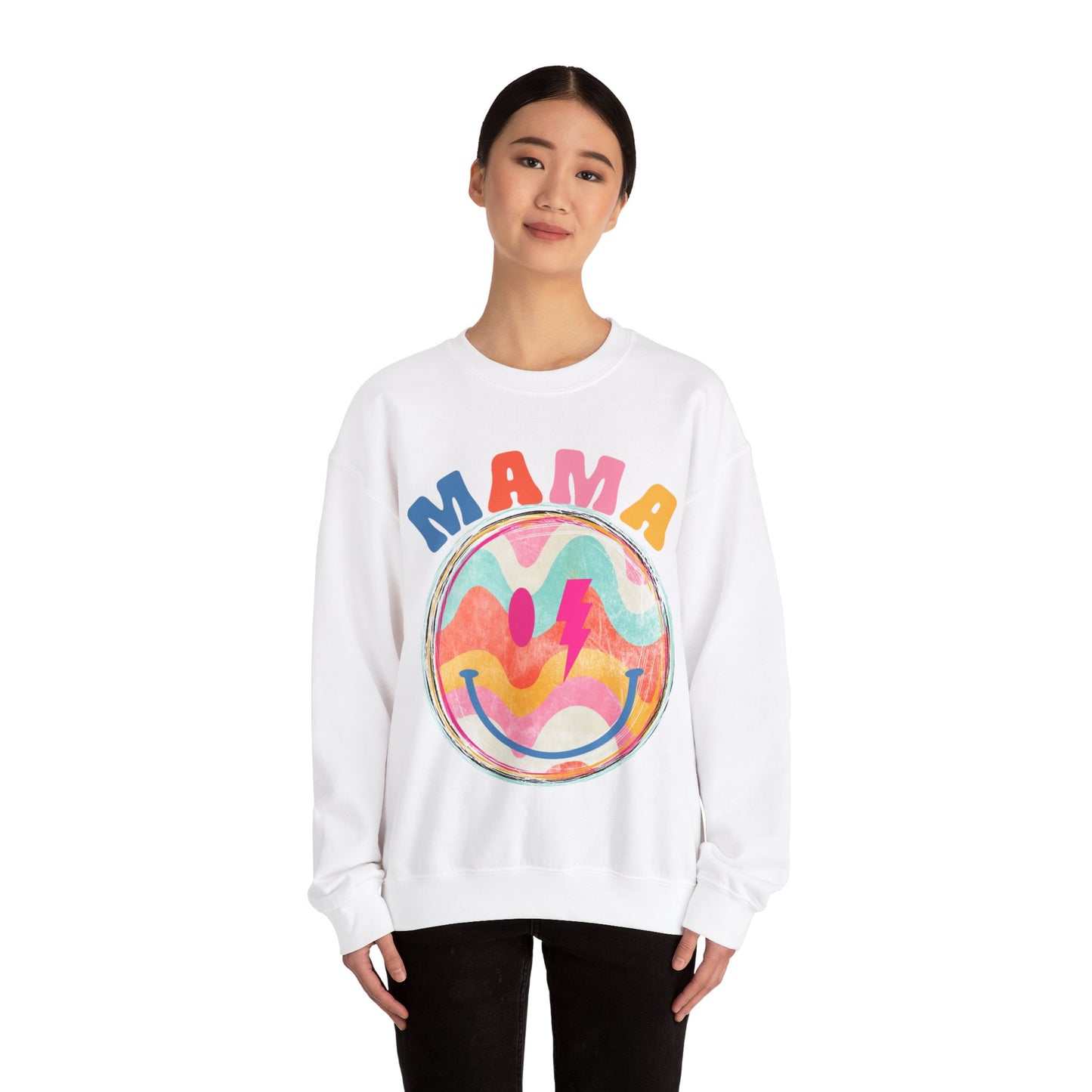 Retro 70's MAMA Unisex Crewneck Sweatshirt