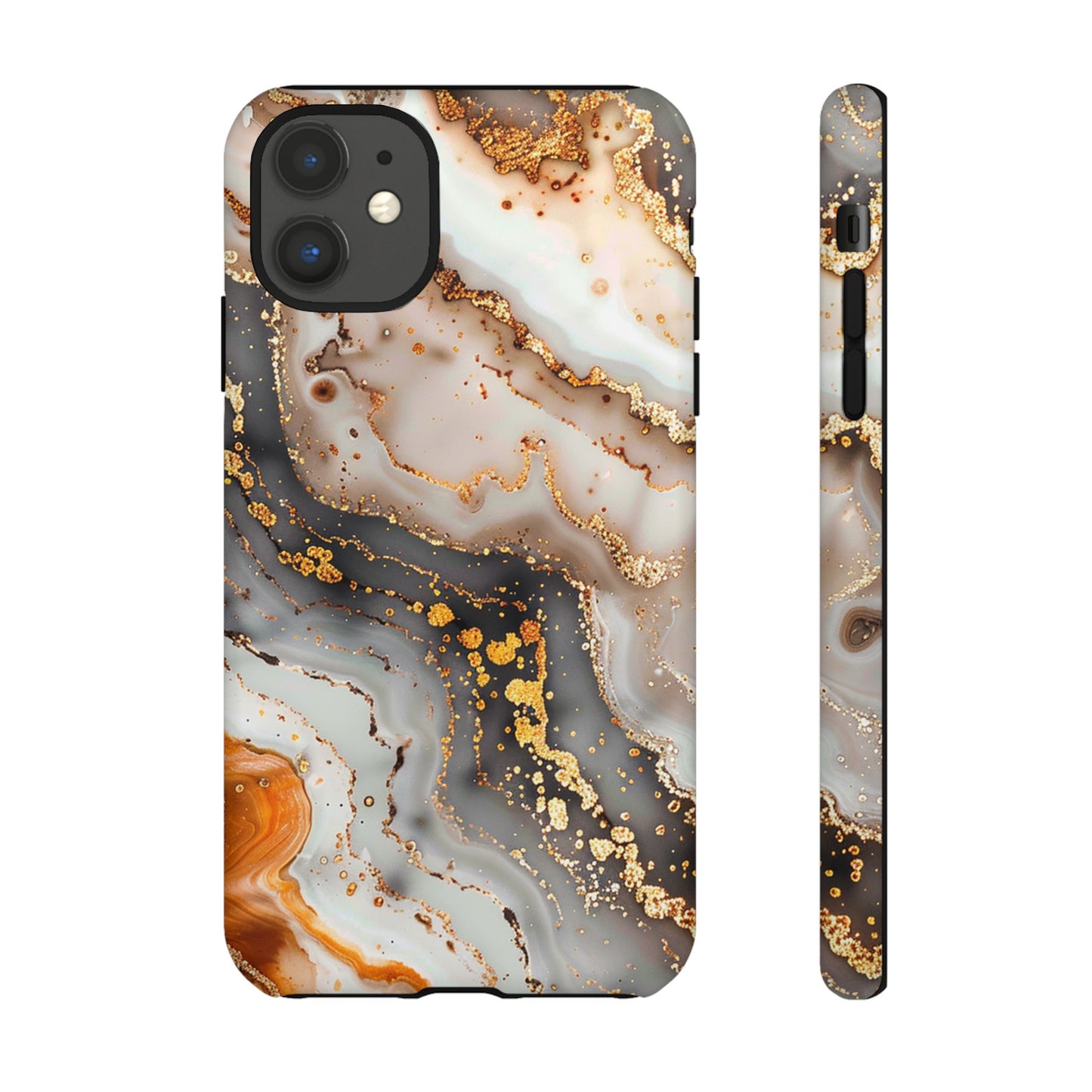 Gold Agate Tough Phone Case