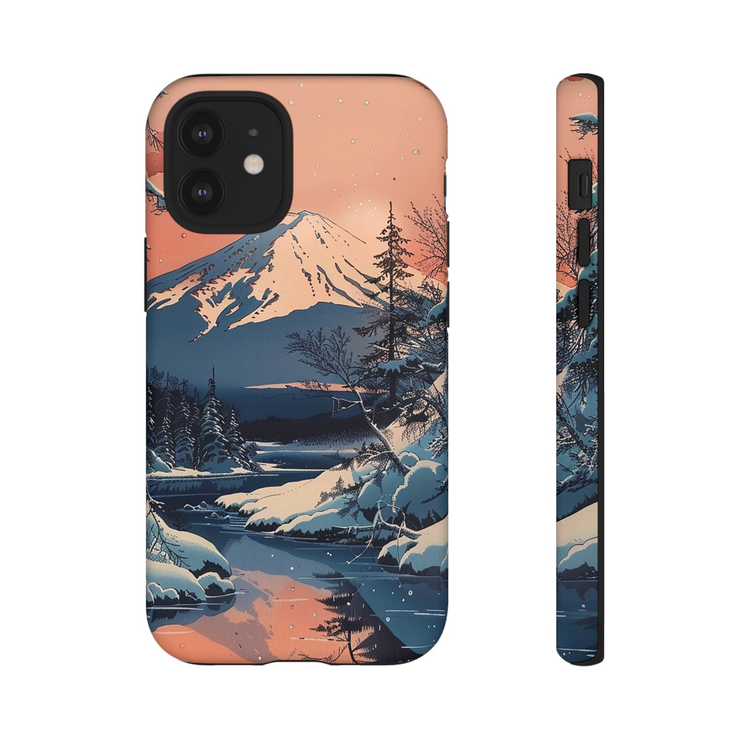 Snow Covered Mountain Tough Phone Case