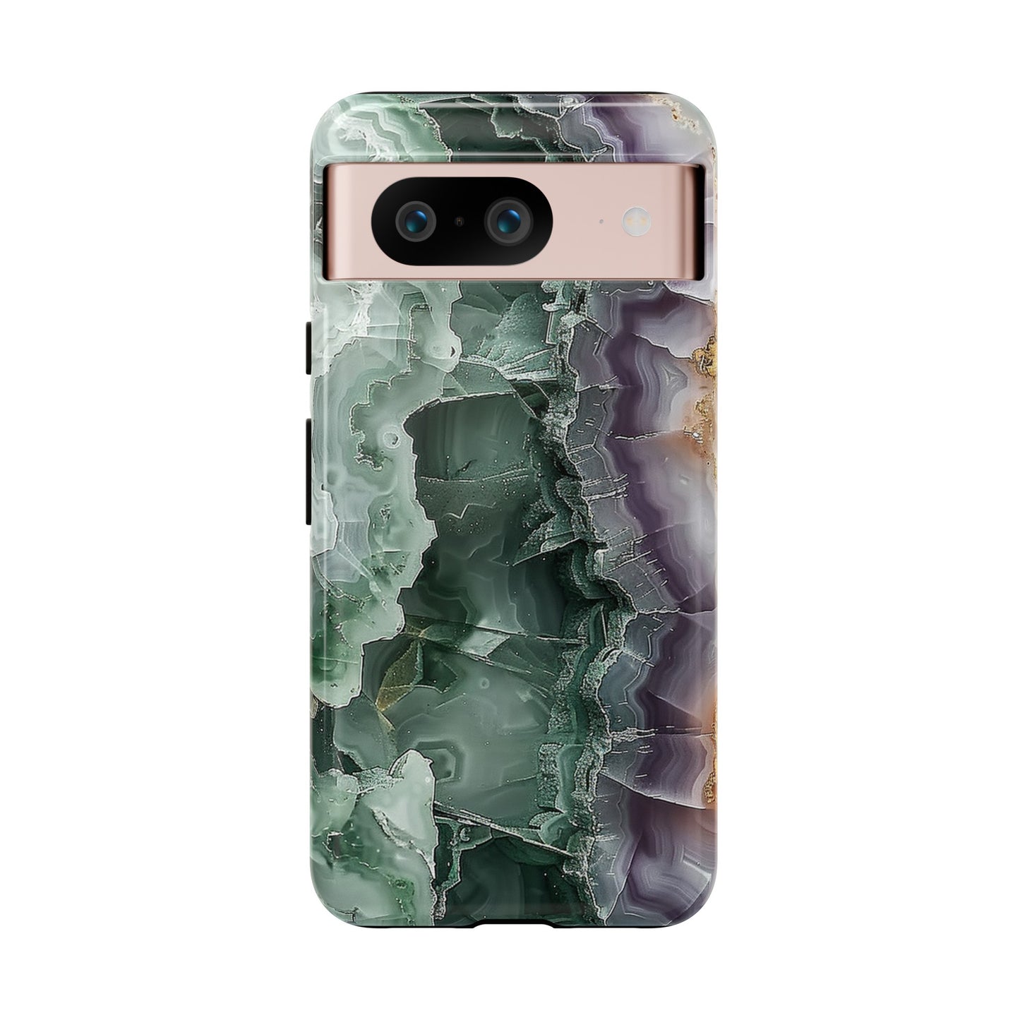 Emerald and Amethyst Tough Phone Case