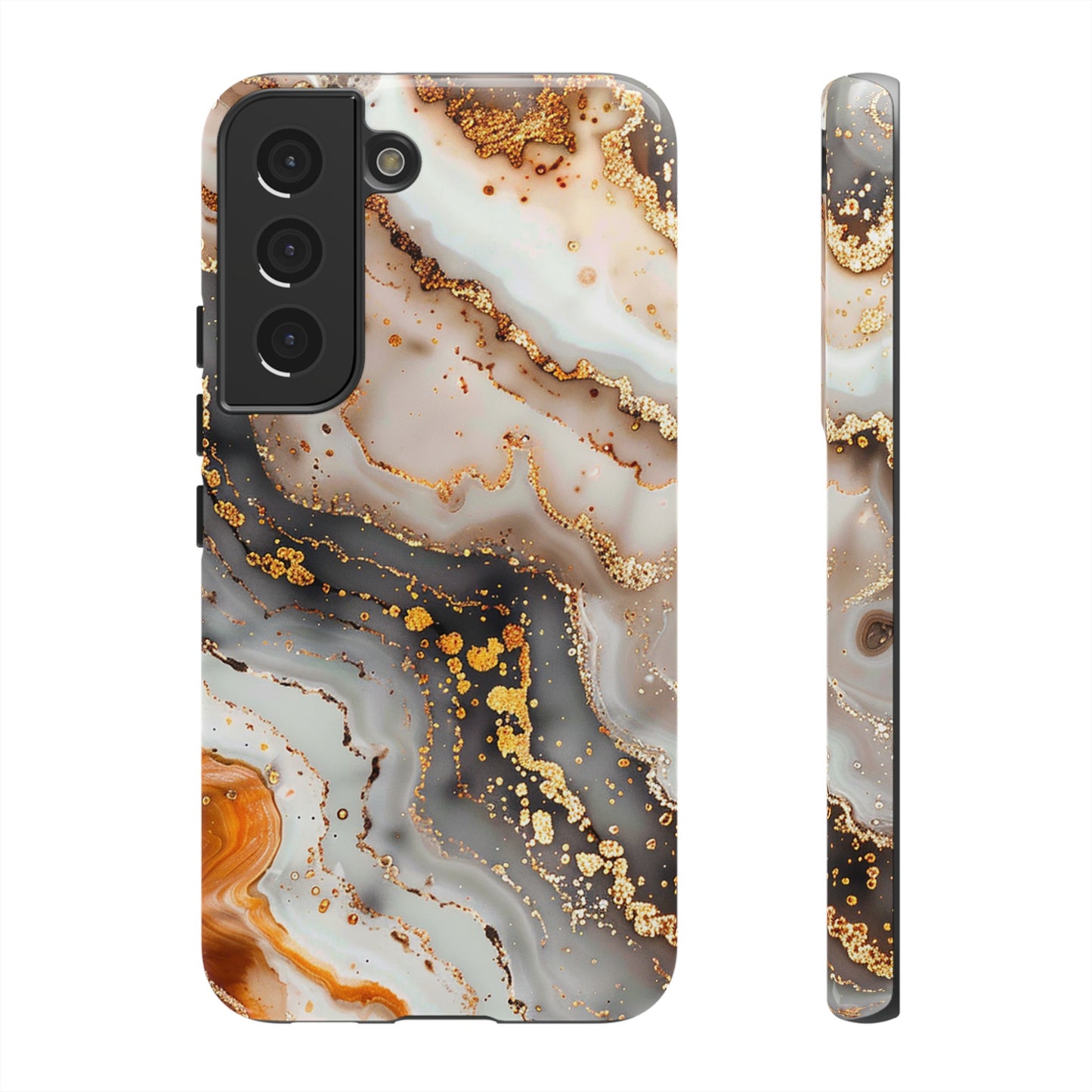 Gold Agate Tough Phone Case