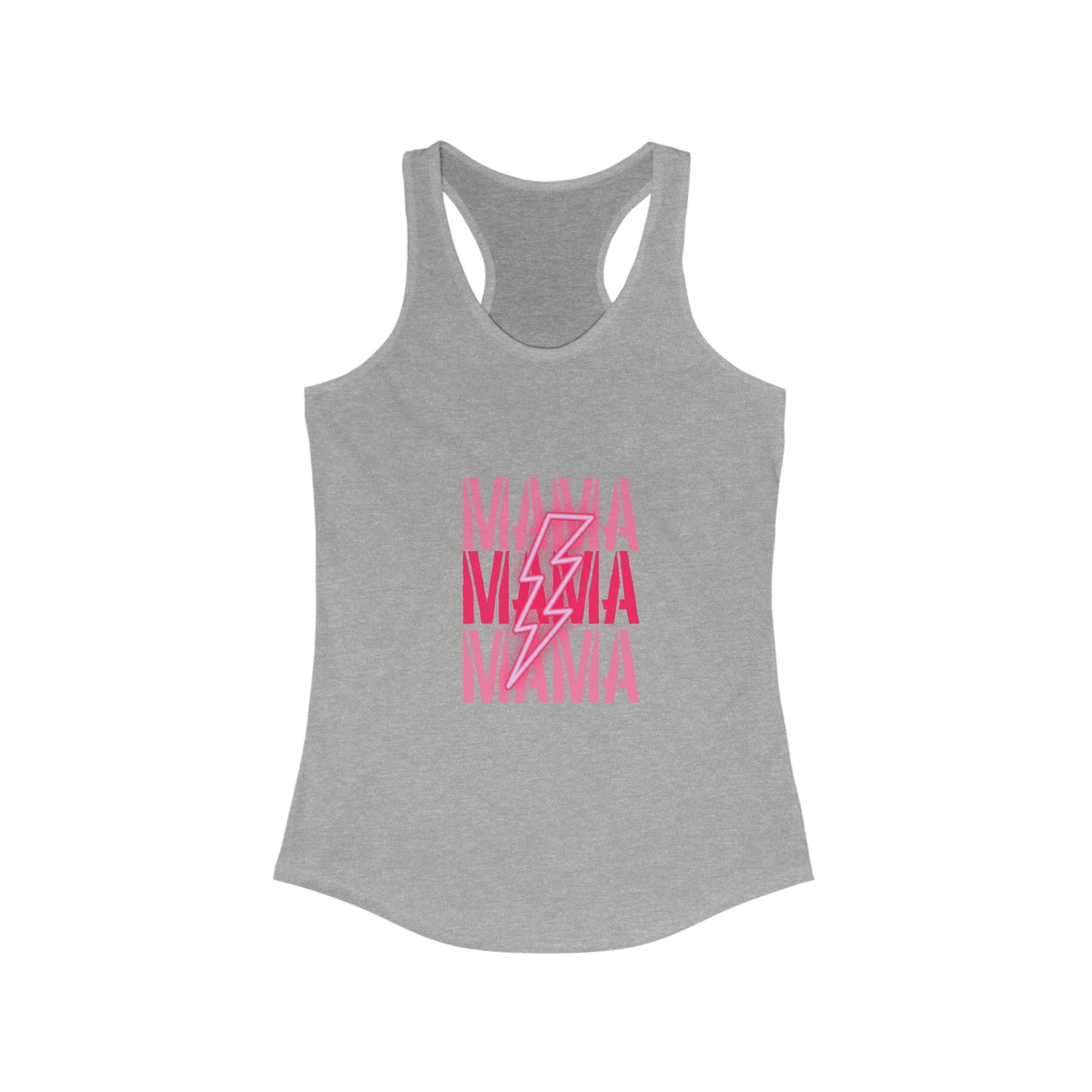 MAMA Lightning Bolt Women's Ideal Racerback Tank