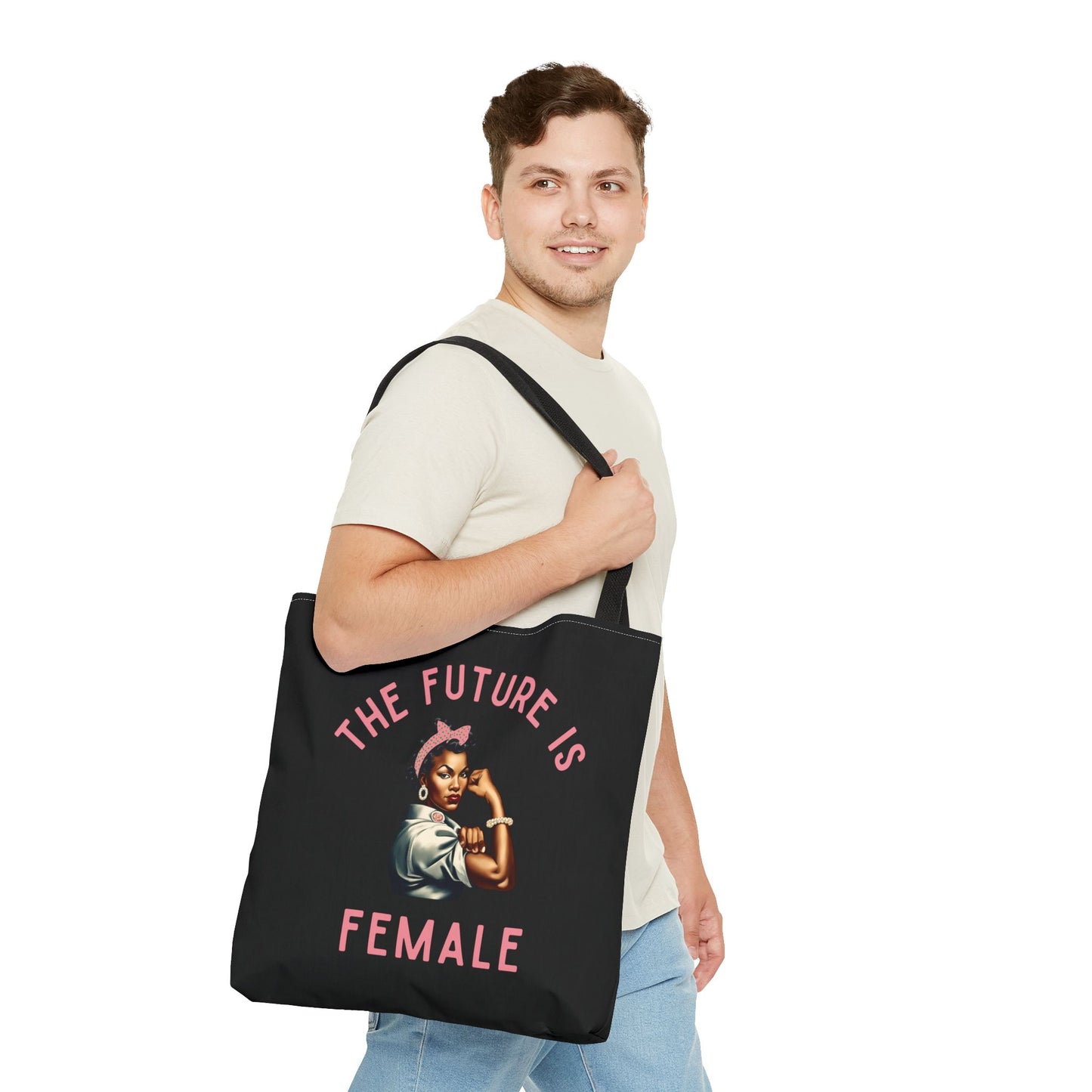 4 The Future is Female Black Tote Bag