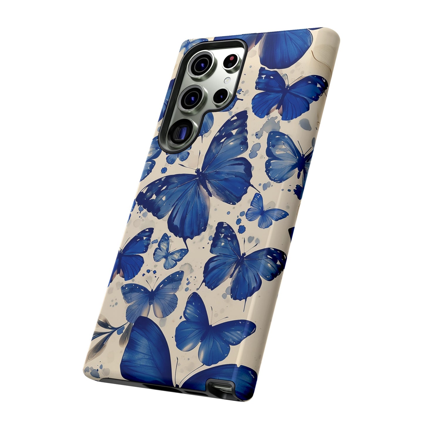 Blue Butterfly Tough Phone Case