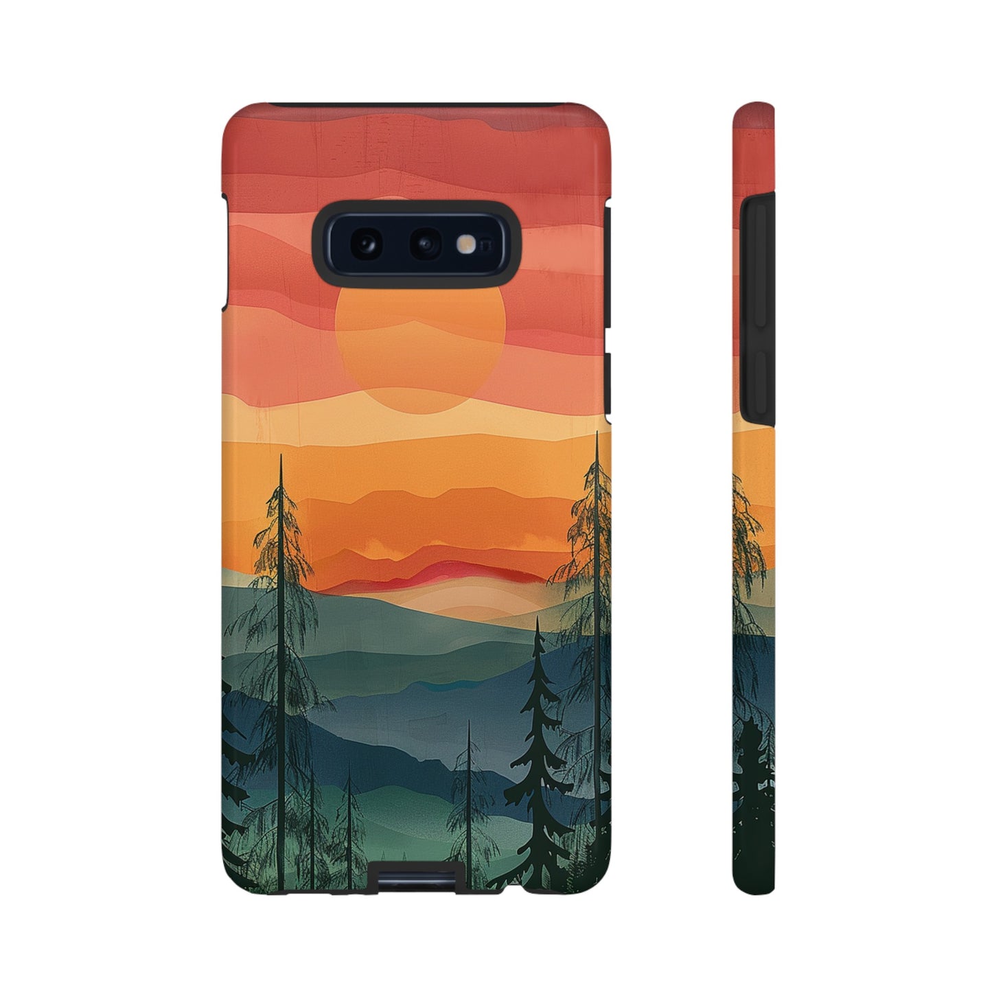 Forest Sunset Tough Phone Case