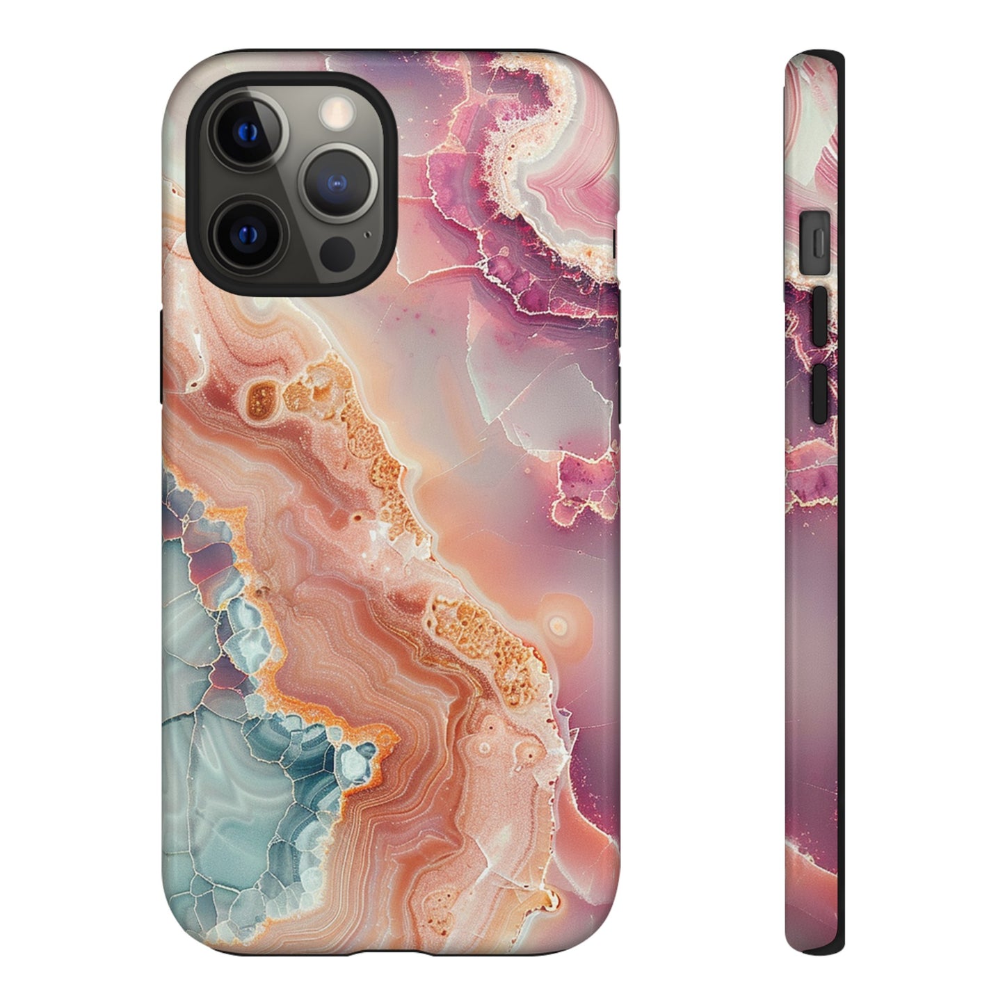 Pink Agate Tough Phone Case