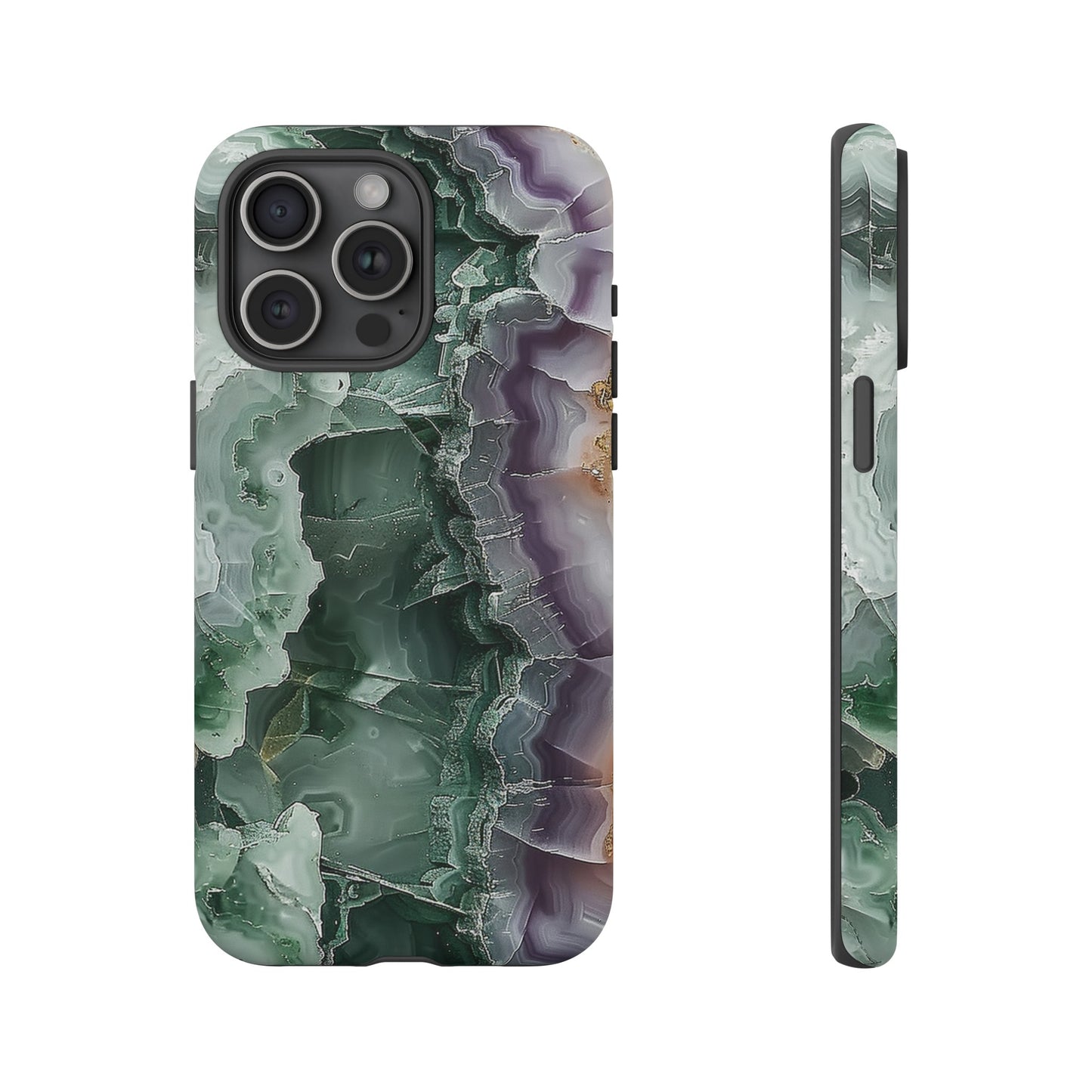 Emerald and Amethyst Tough Phone Case