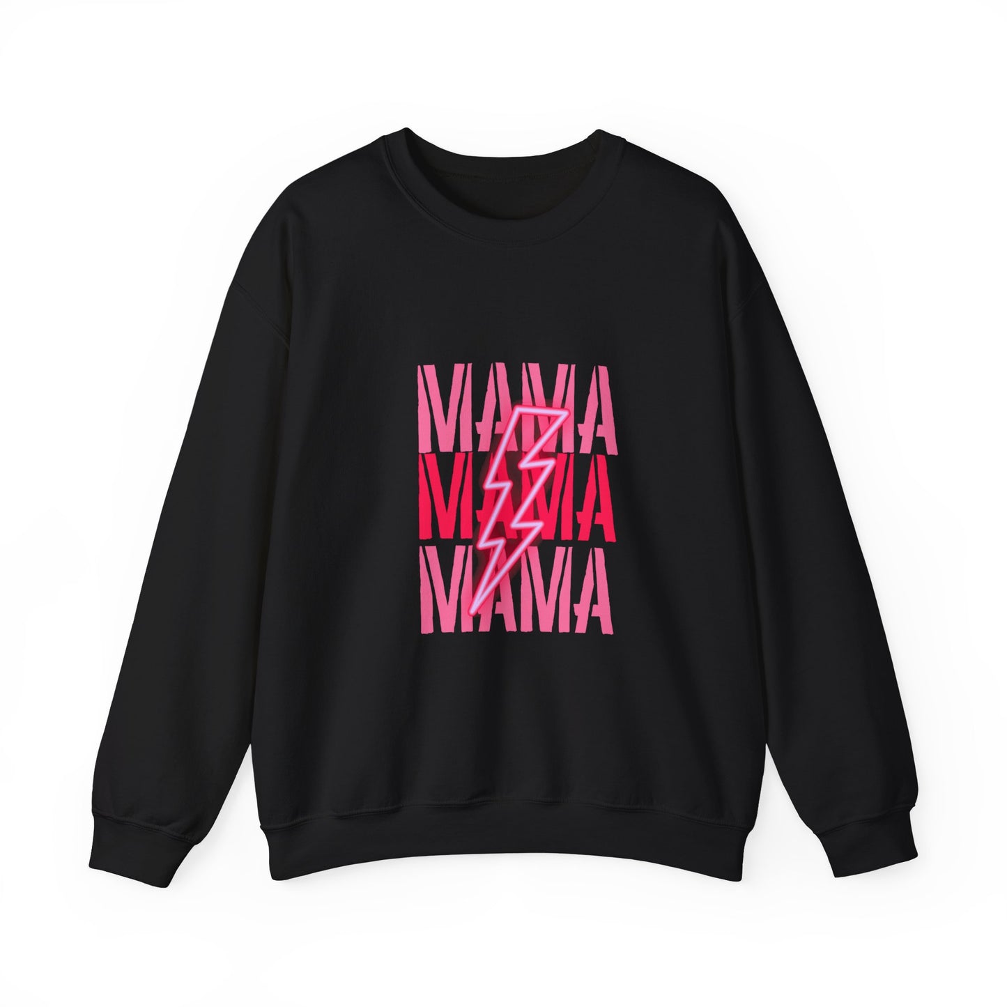 MAMA Lighting Bolt Unisex Heavy Blend™ Crewneck Sweatshirt