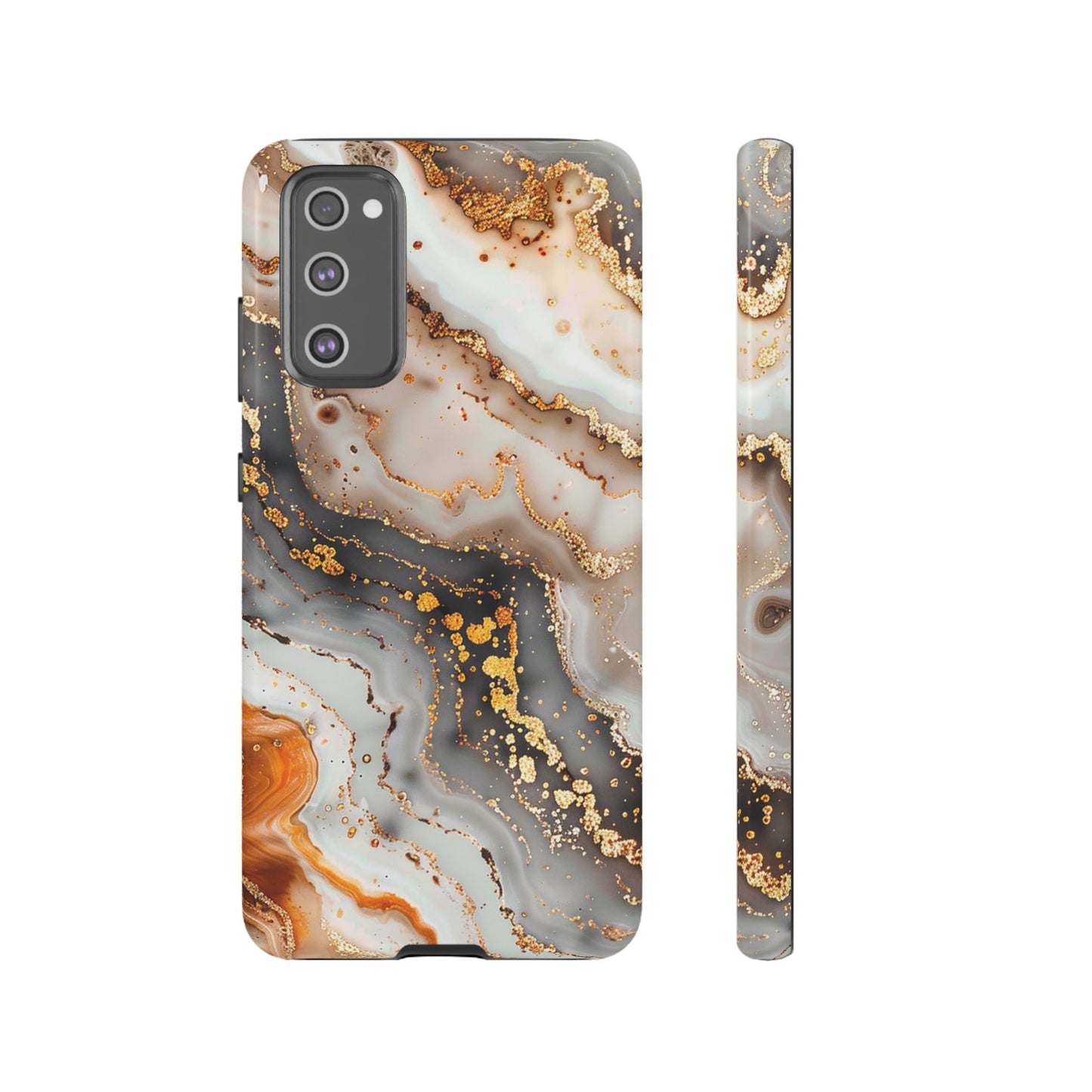 Gold Agate Tough Phone Case