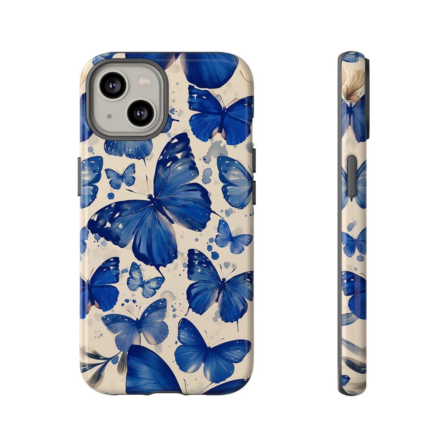 Blue Butterfly Tough Phone Case