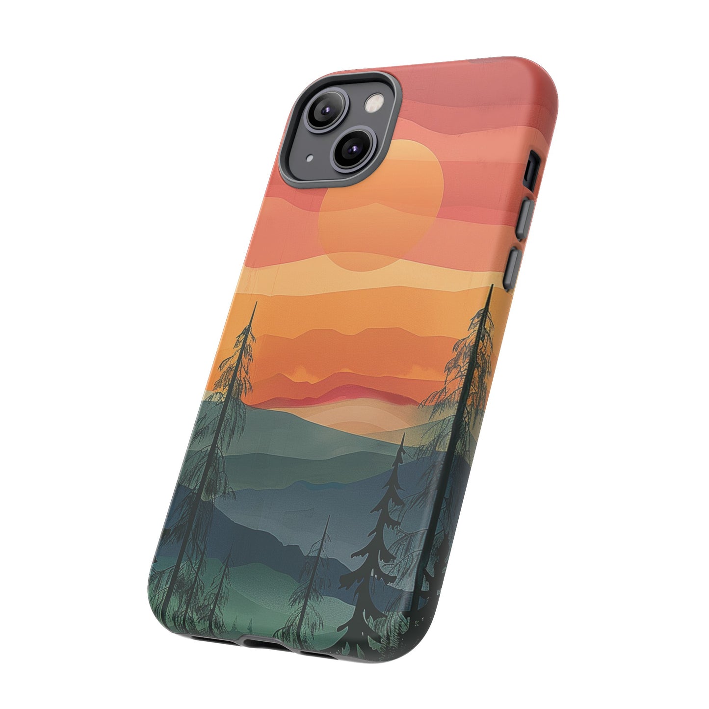 Forest Sunset Tough Phone Case