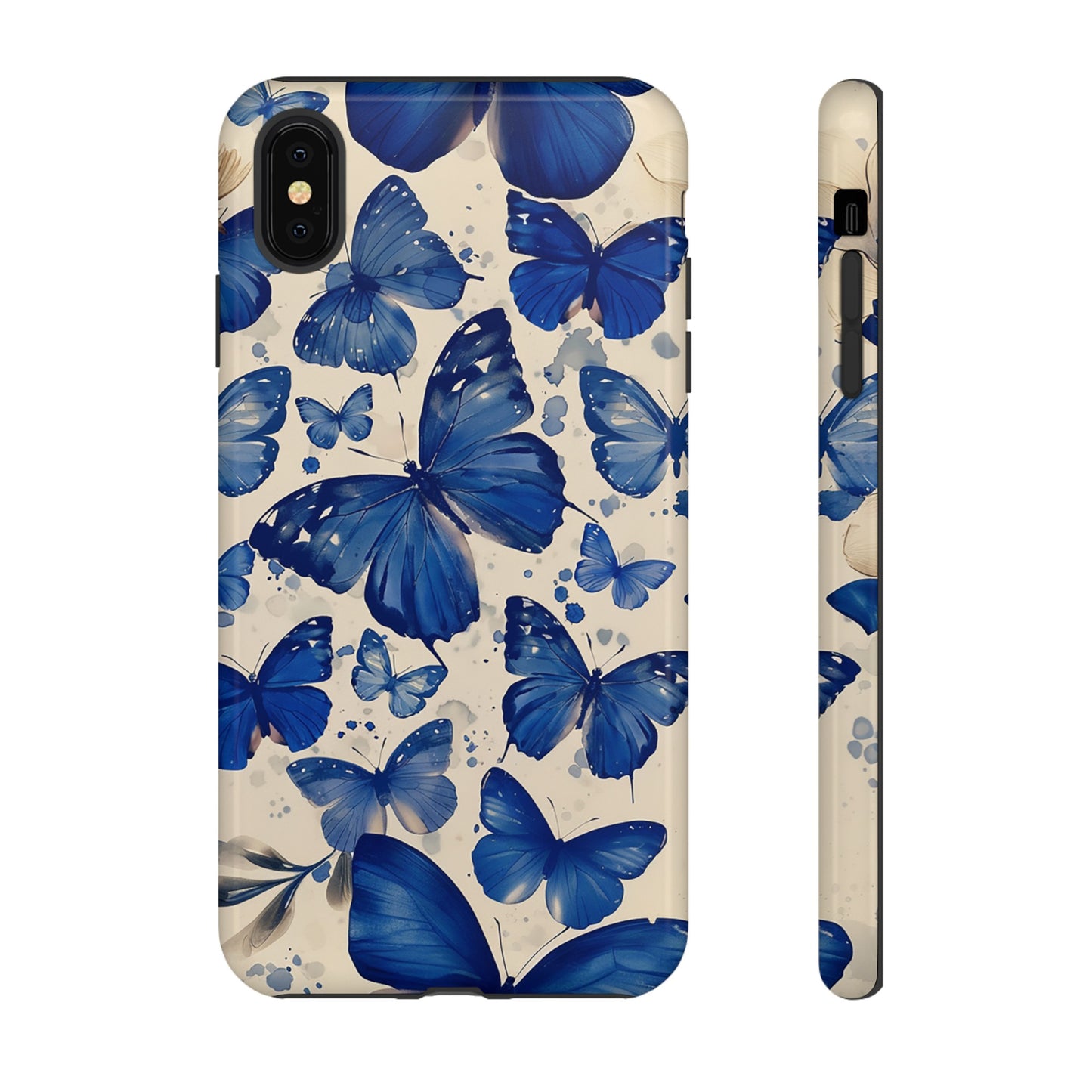 Blue Butterfly Tough Phone Case