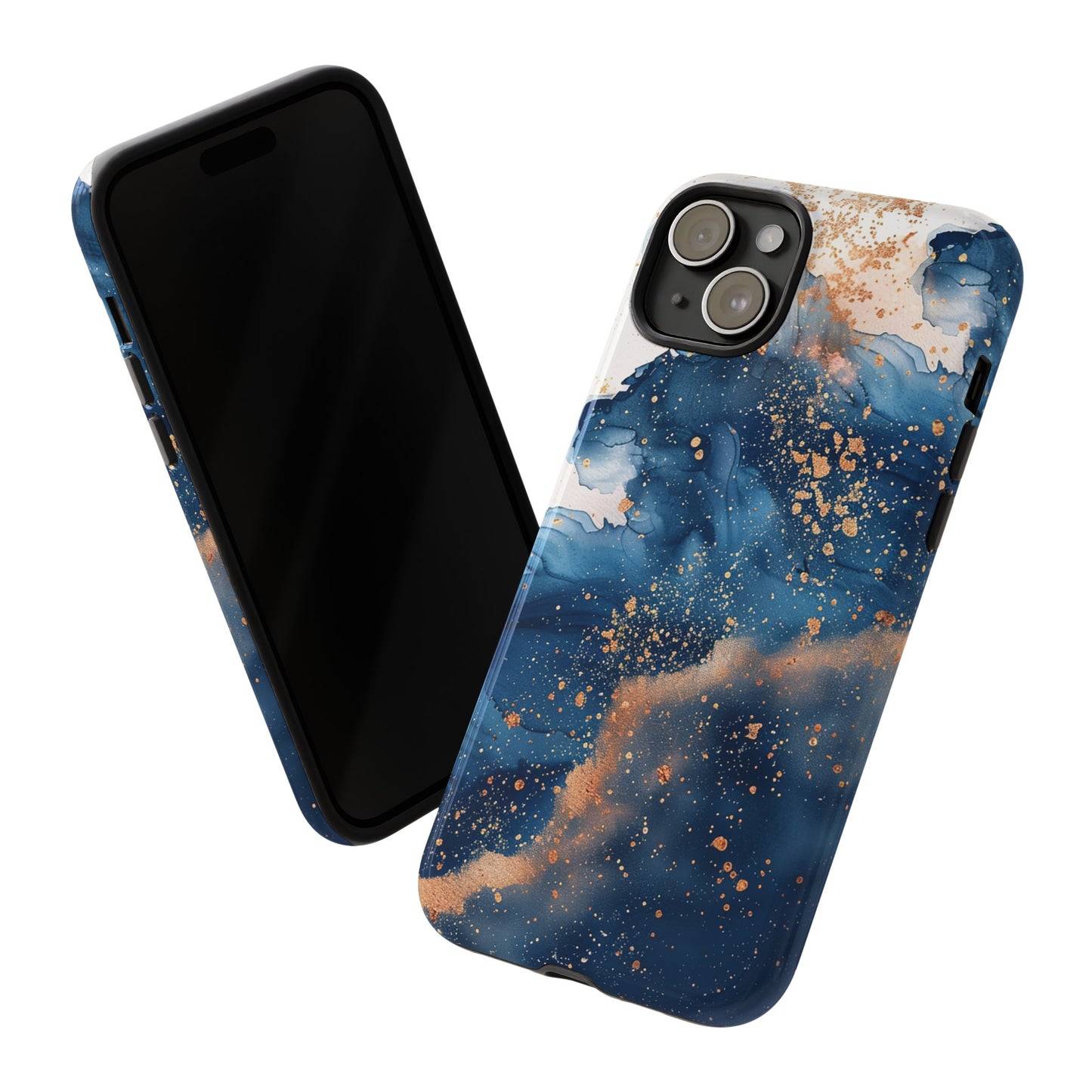 Blue Watercolors Tough Phone Case