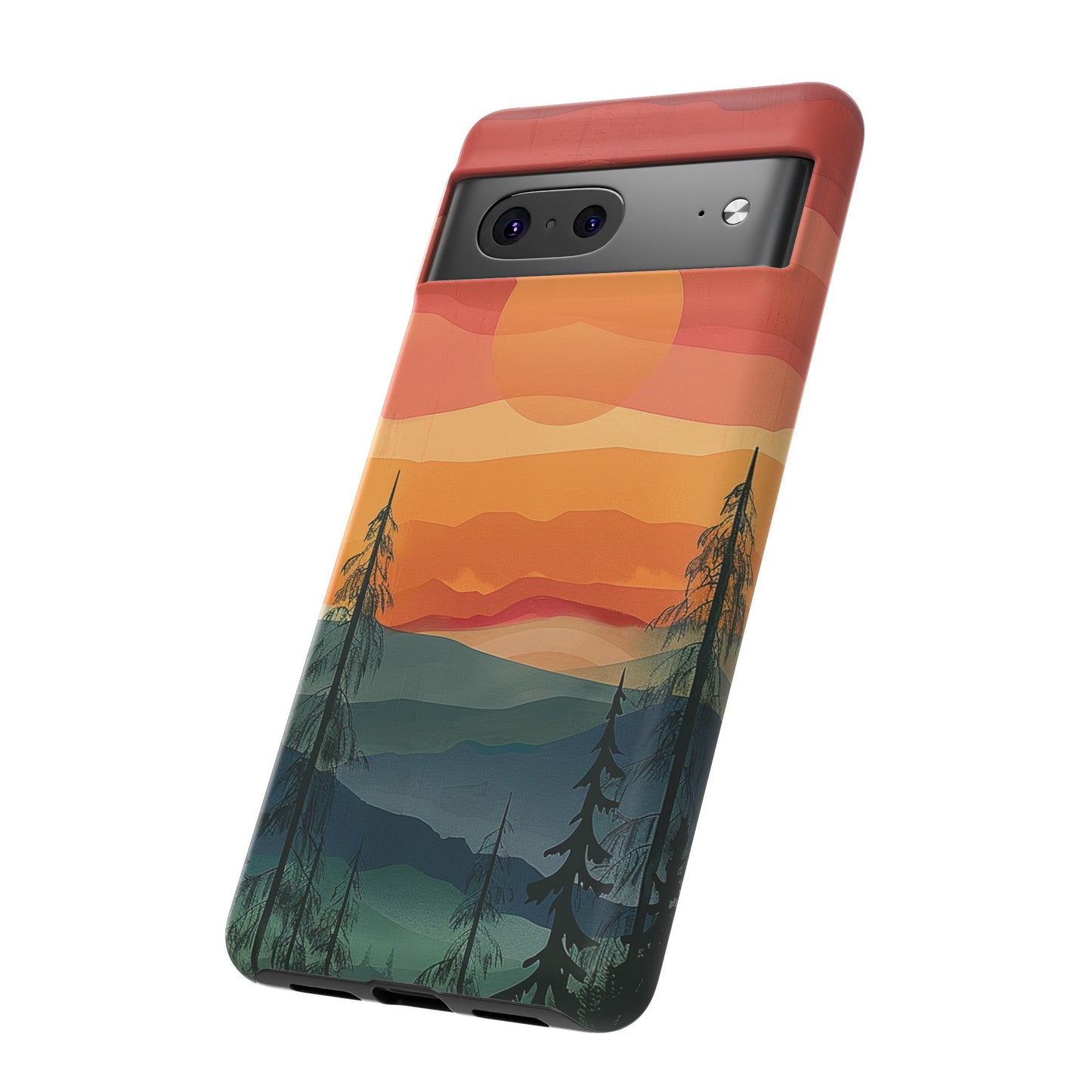 Forest Sunset Tough Phone Case