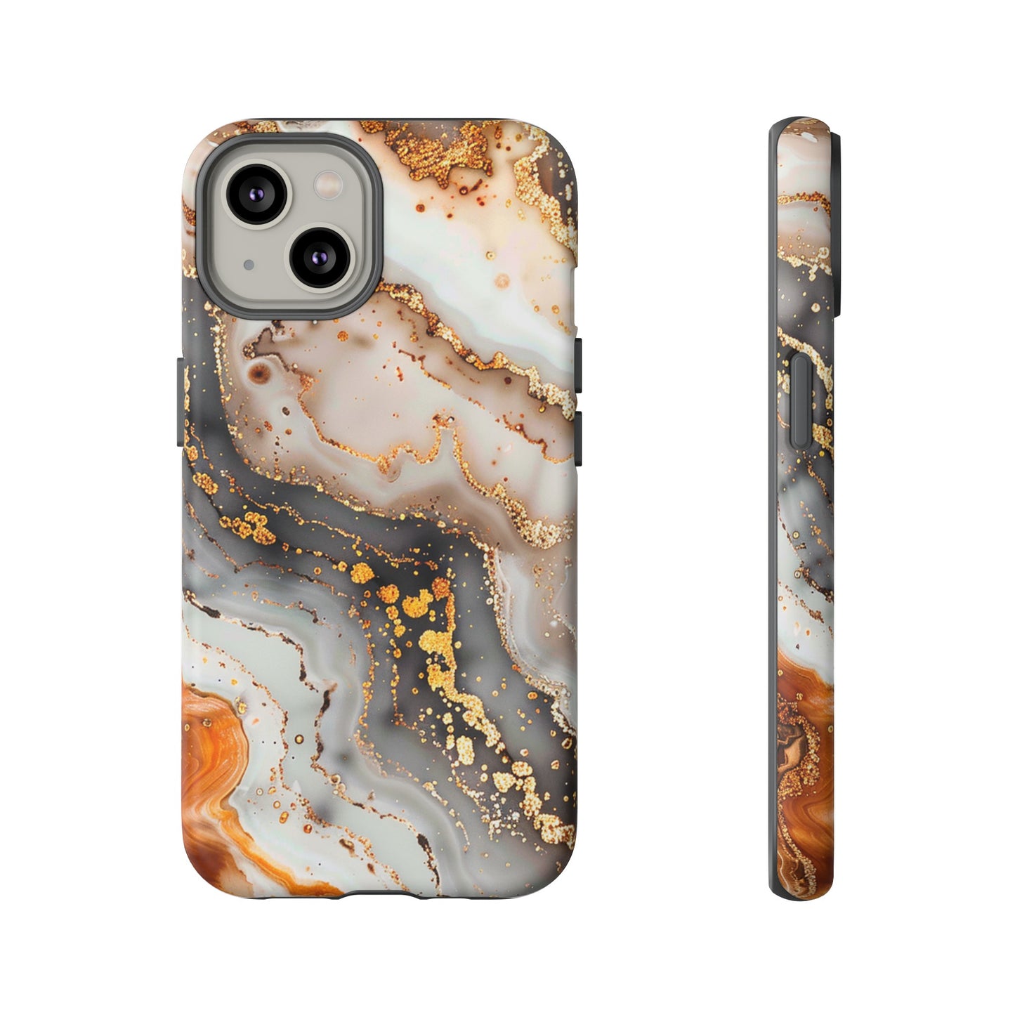 Gold Agate Tough Phone Case