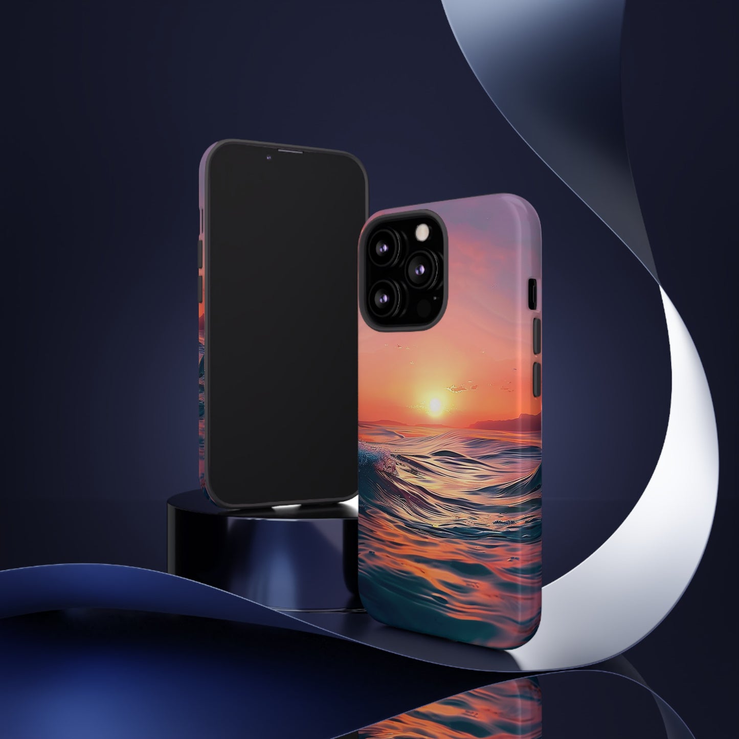 Ocean Sunset Tough Phone Case