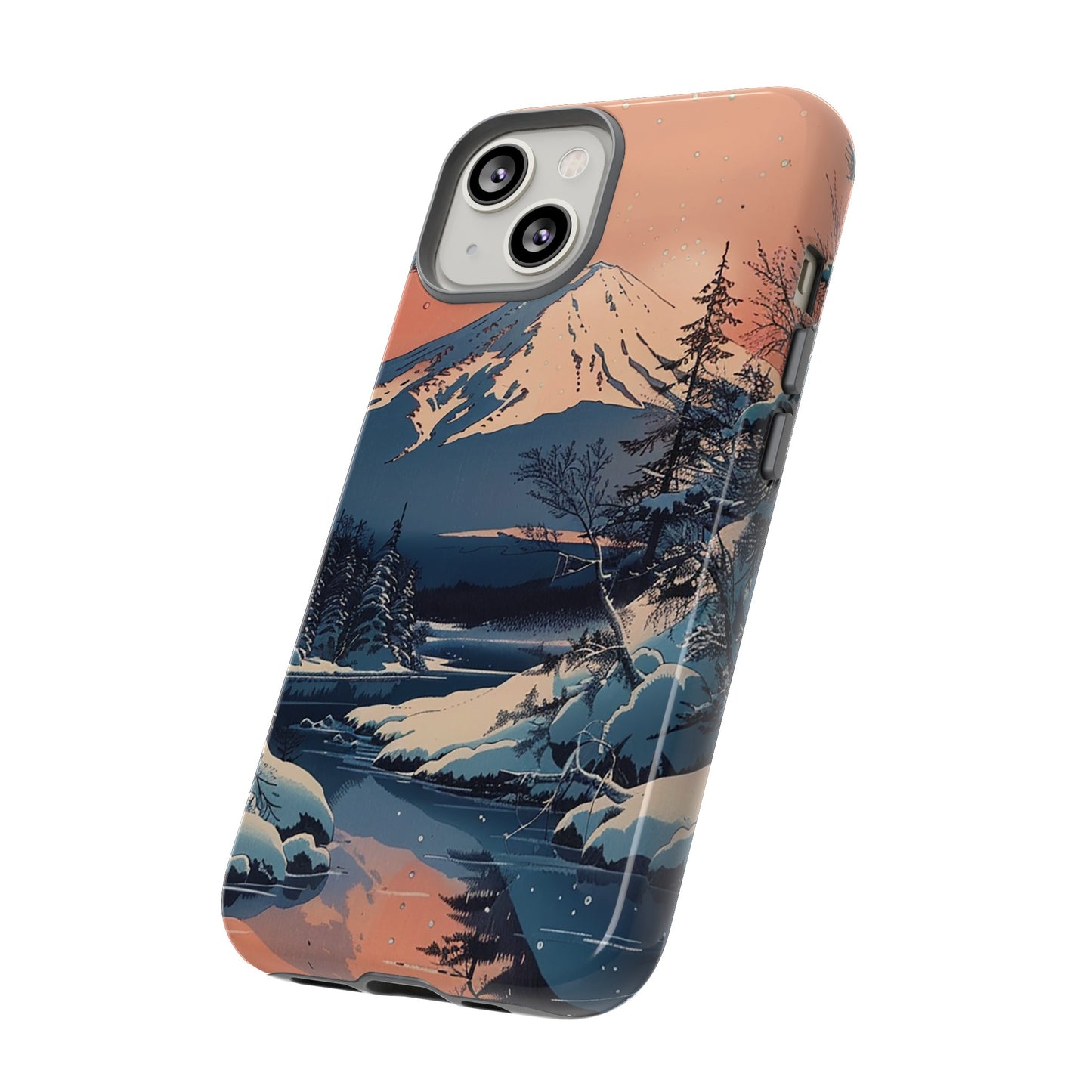 Snow Covered Mountain Tough Phone Case