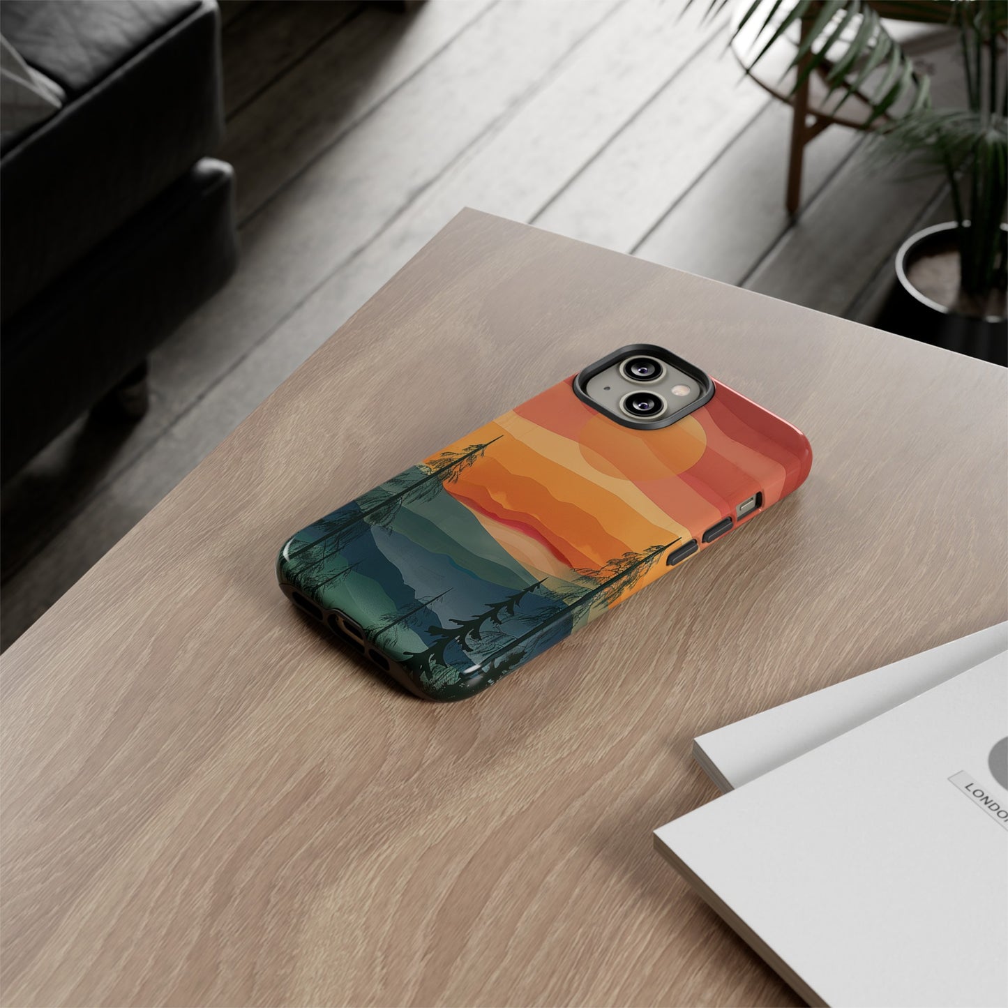 Forest Sunset Tough Phone Case